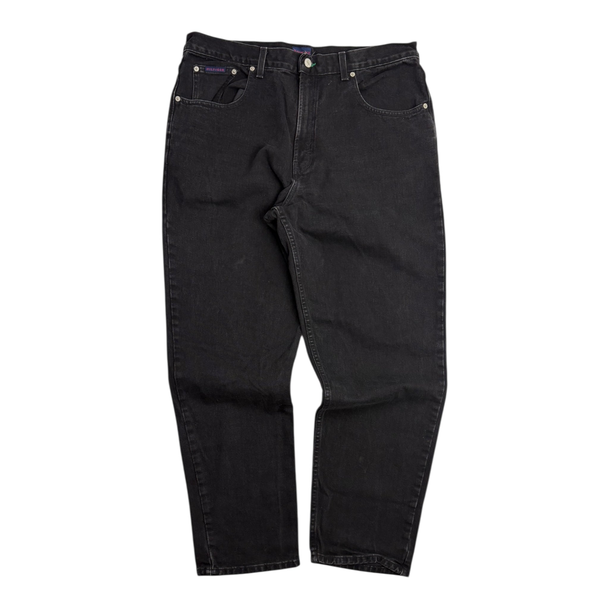 Vintage Tommy Hilfiger Black Denim Bottoms