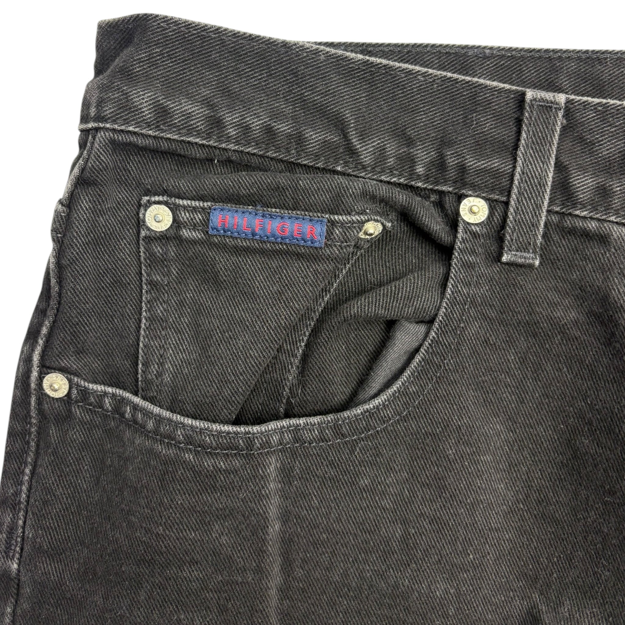 Vintage Tommy Hilfiger Black Denim Bottoms