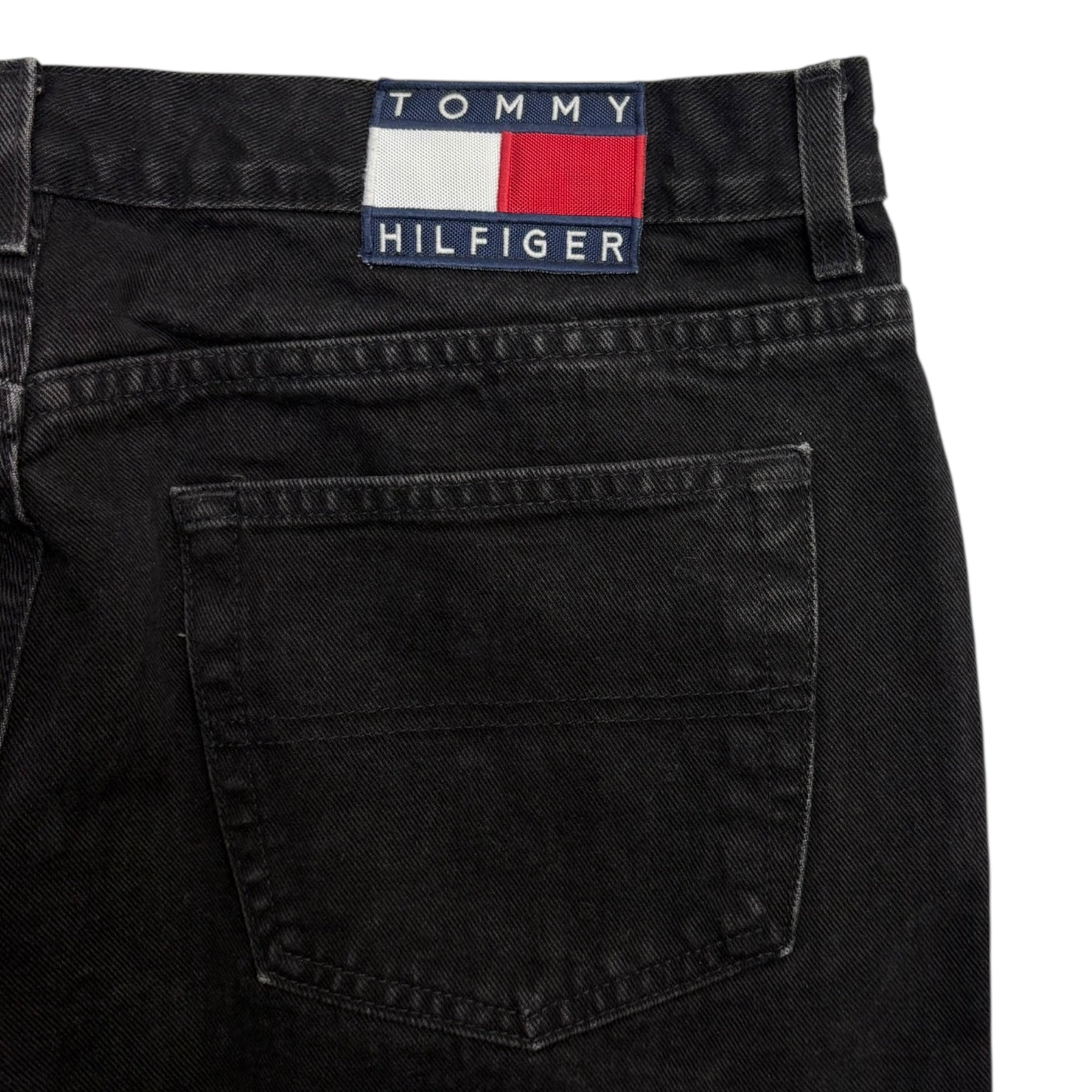 Vintage Tommy Hilfiger Black Denim Bottoms