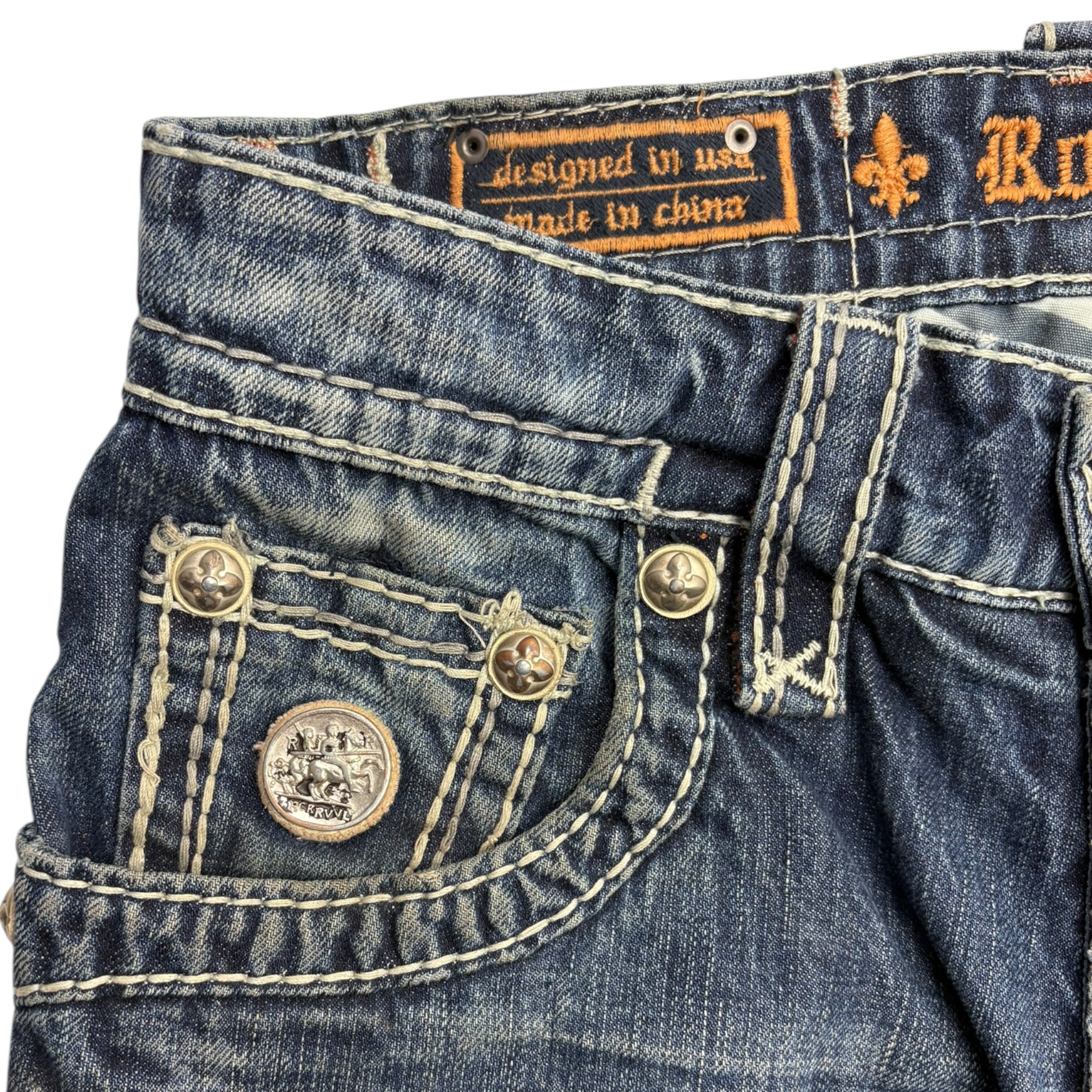 Y2K Rock Revival “Ceasar” Denim Bottoms