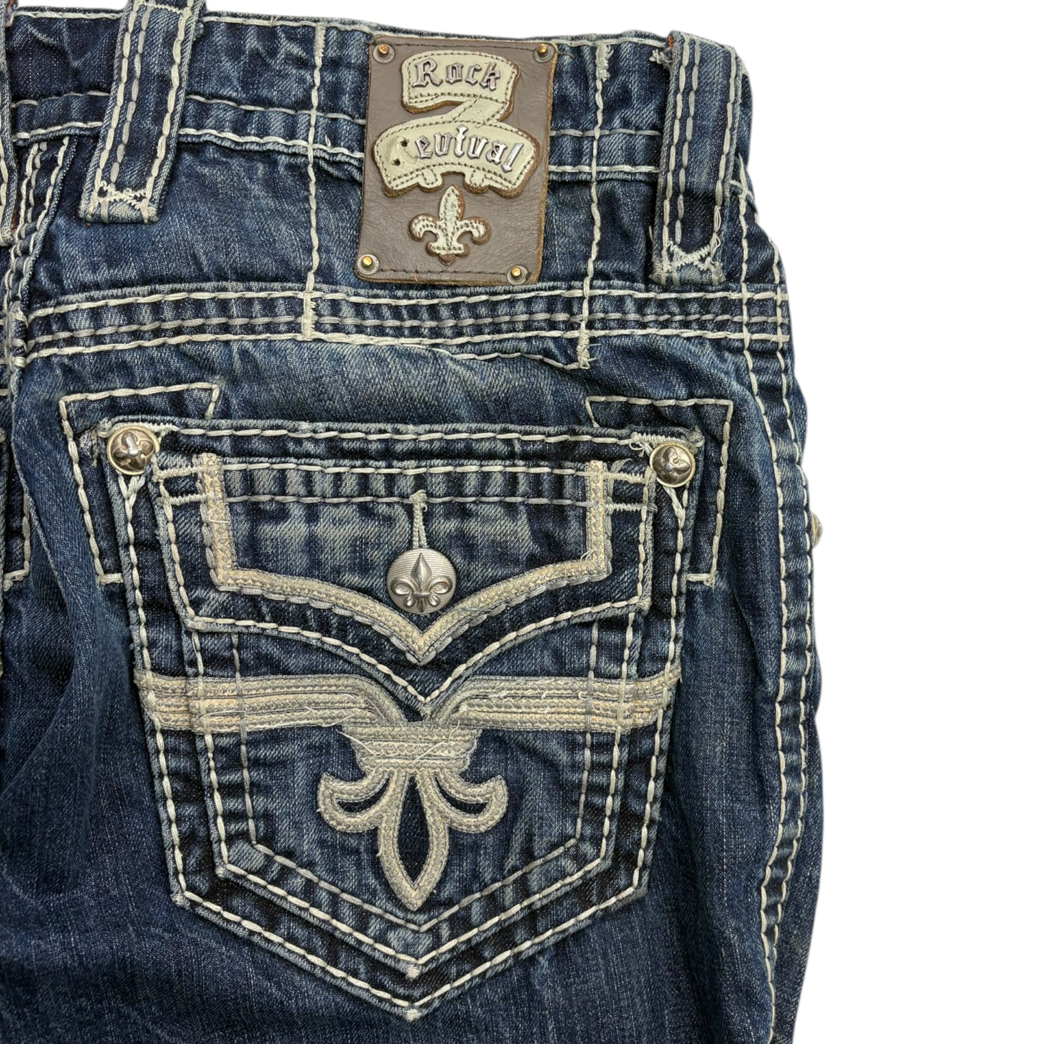 Y2K Rock Revival “Ceasar” Denim Bottoms