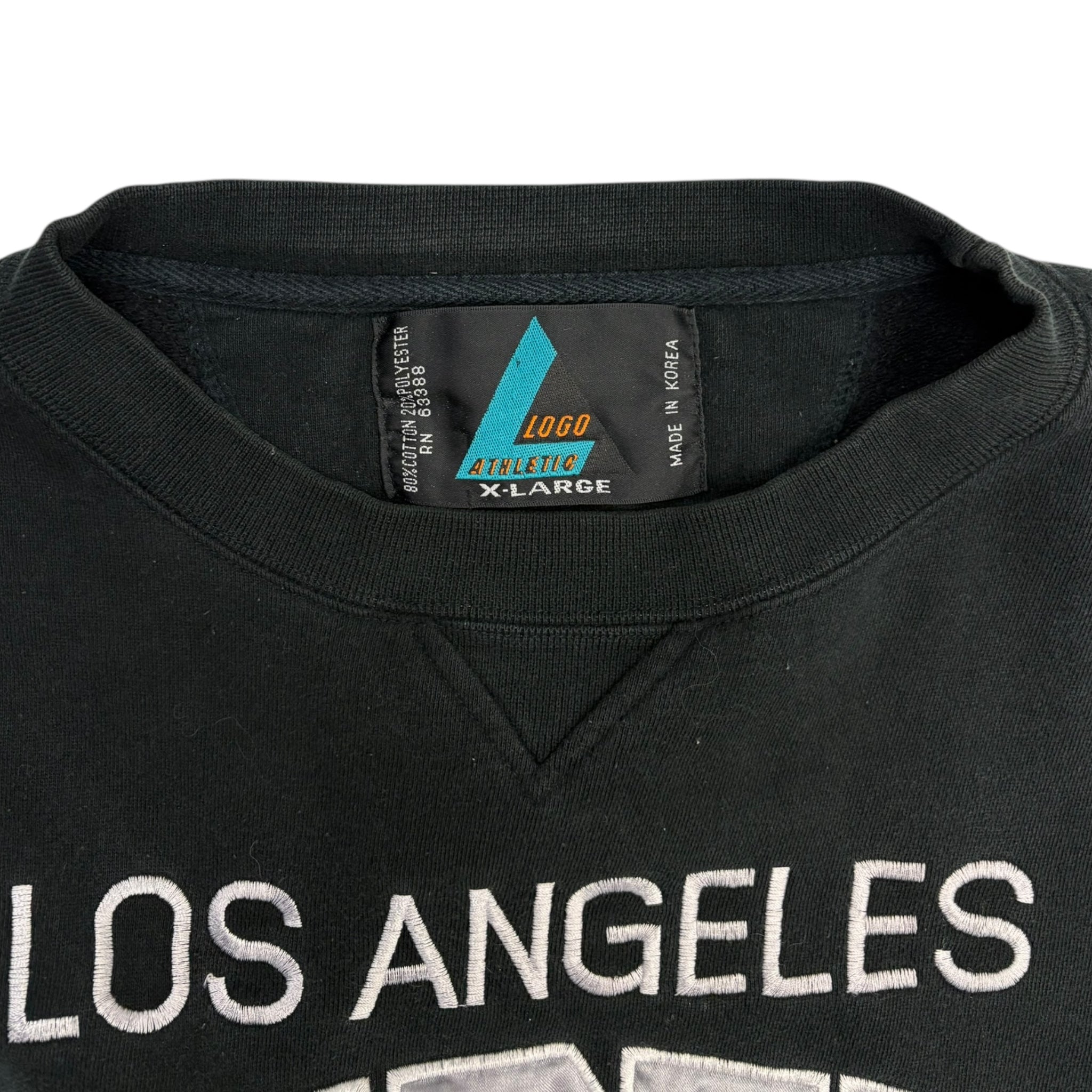 Vintage NFL Los Angeles Raiders Embroidered Crewneck