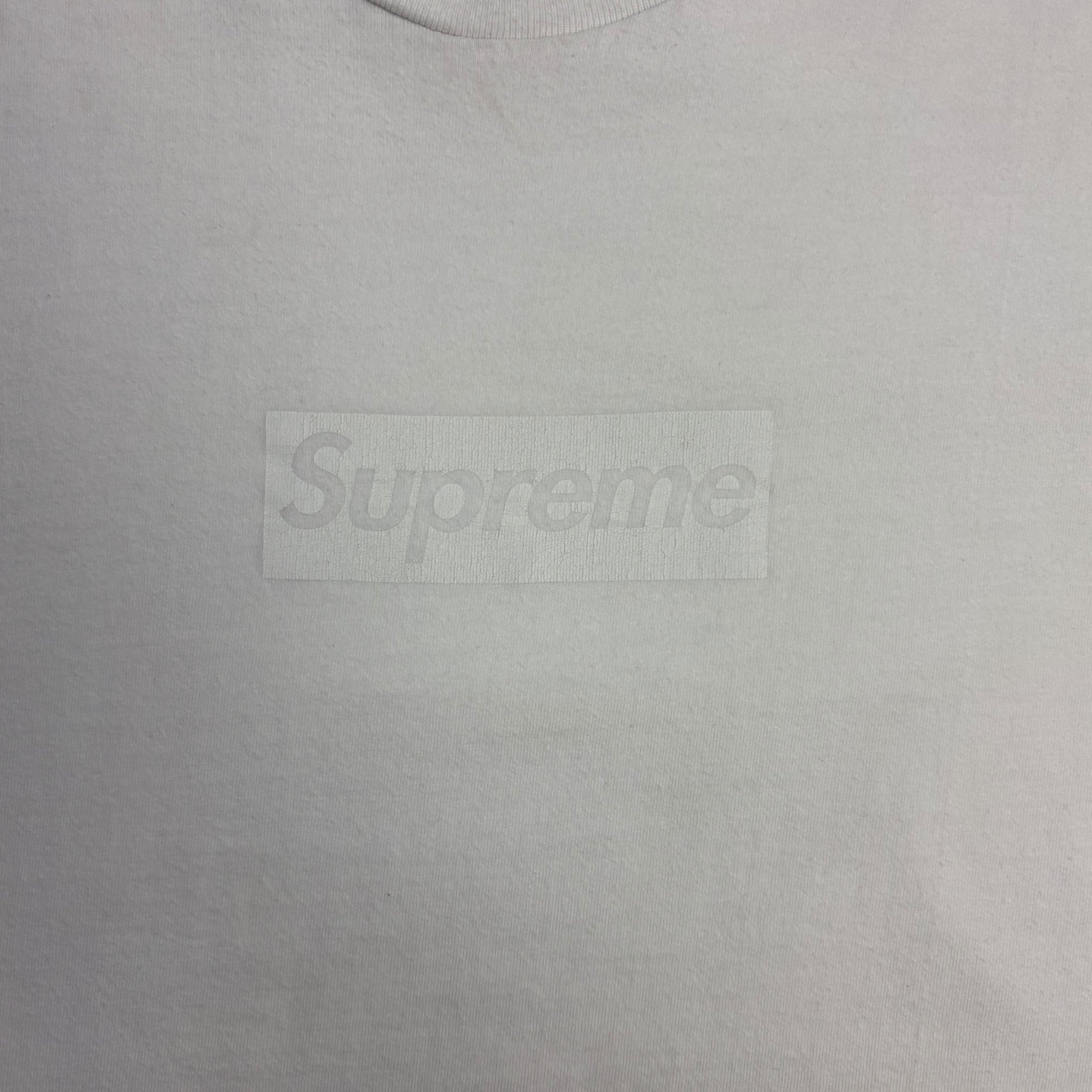 Supreme Tonal Box Logo Tee White
