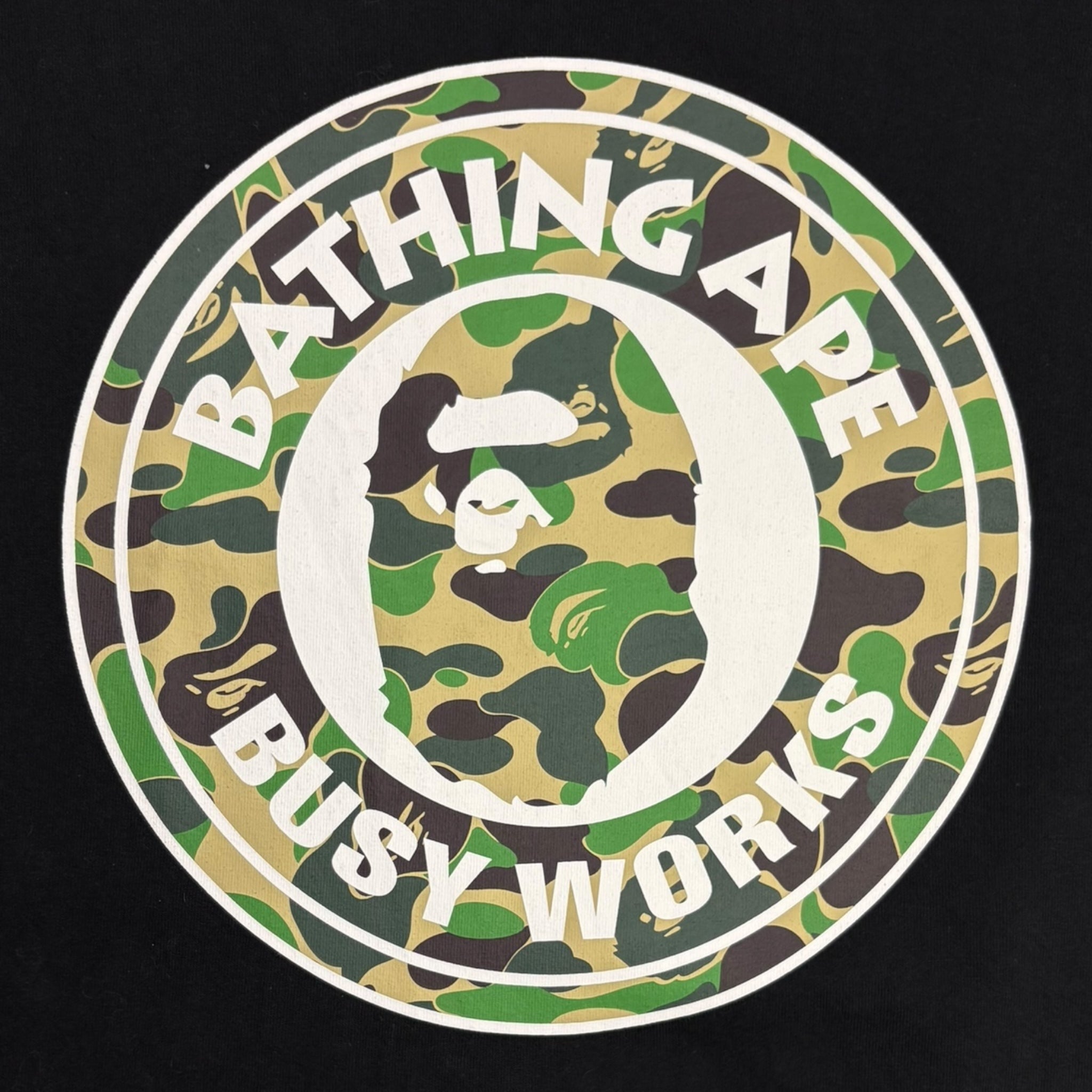 A Bathing Ape ABC Busy Works Camo T-Shirt