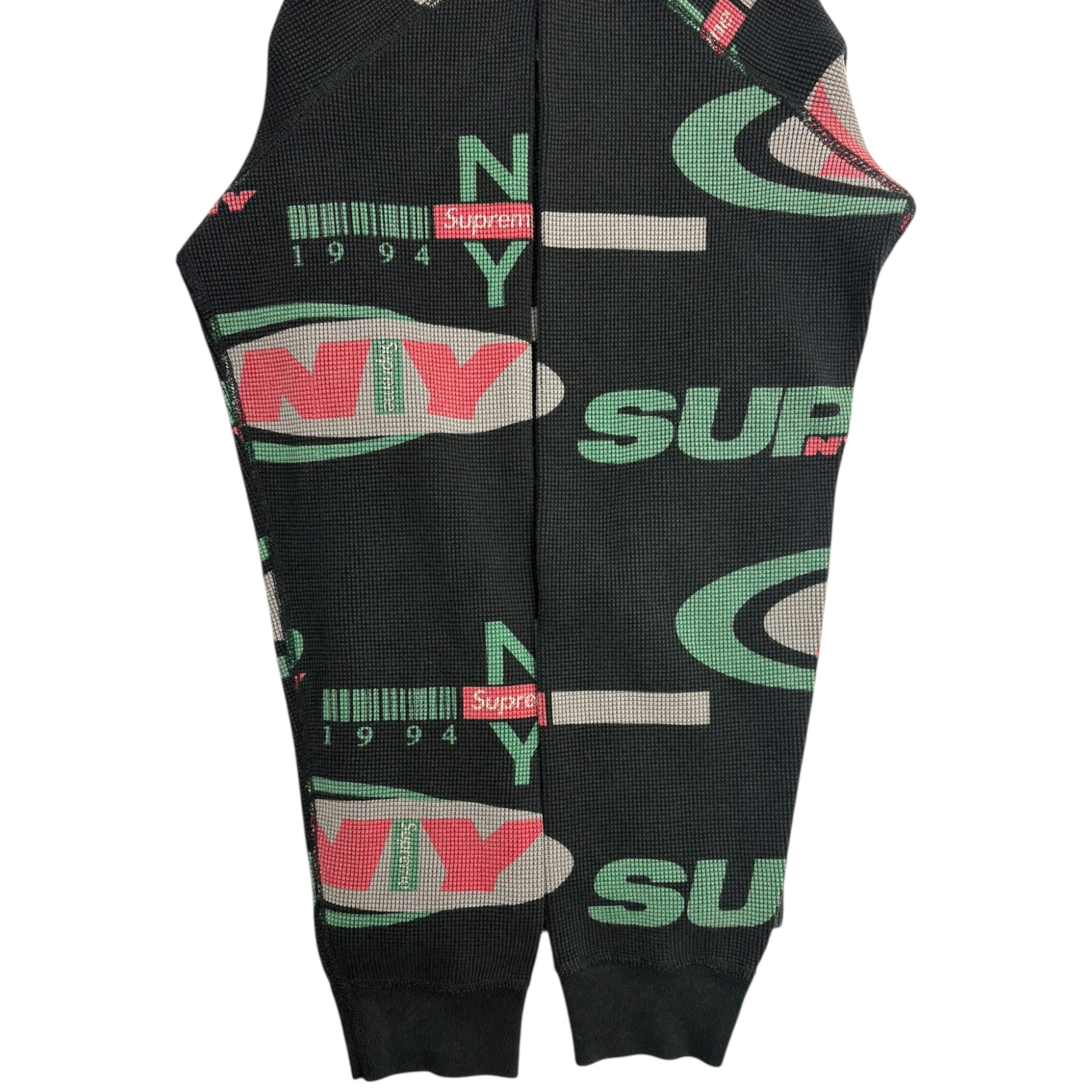 Supreme NY Waffle Thermal Black