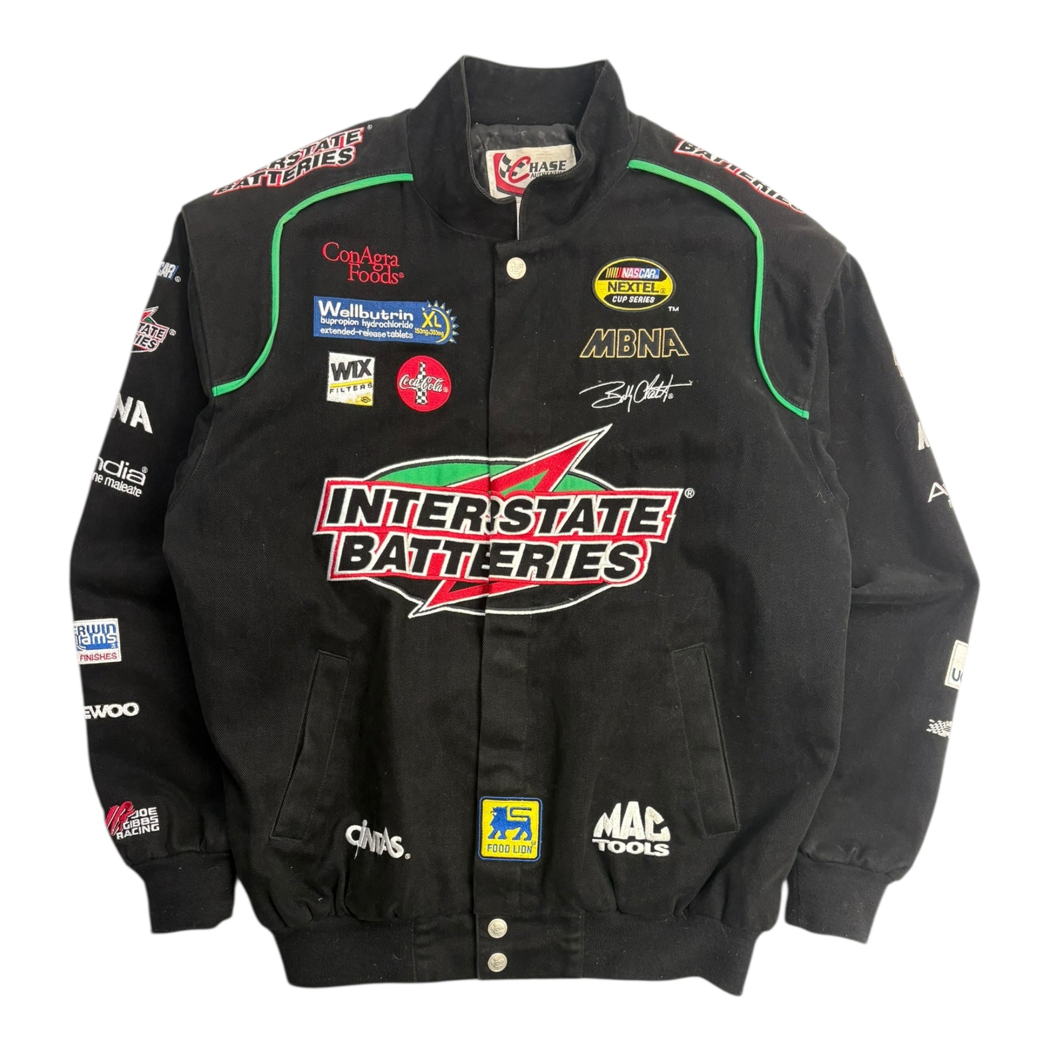 Vintage Interstate Batteries NASCAR Racing Jacket
