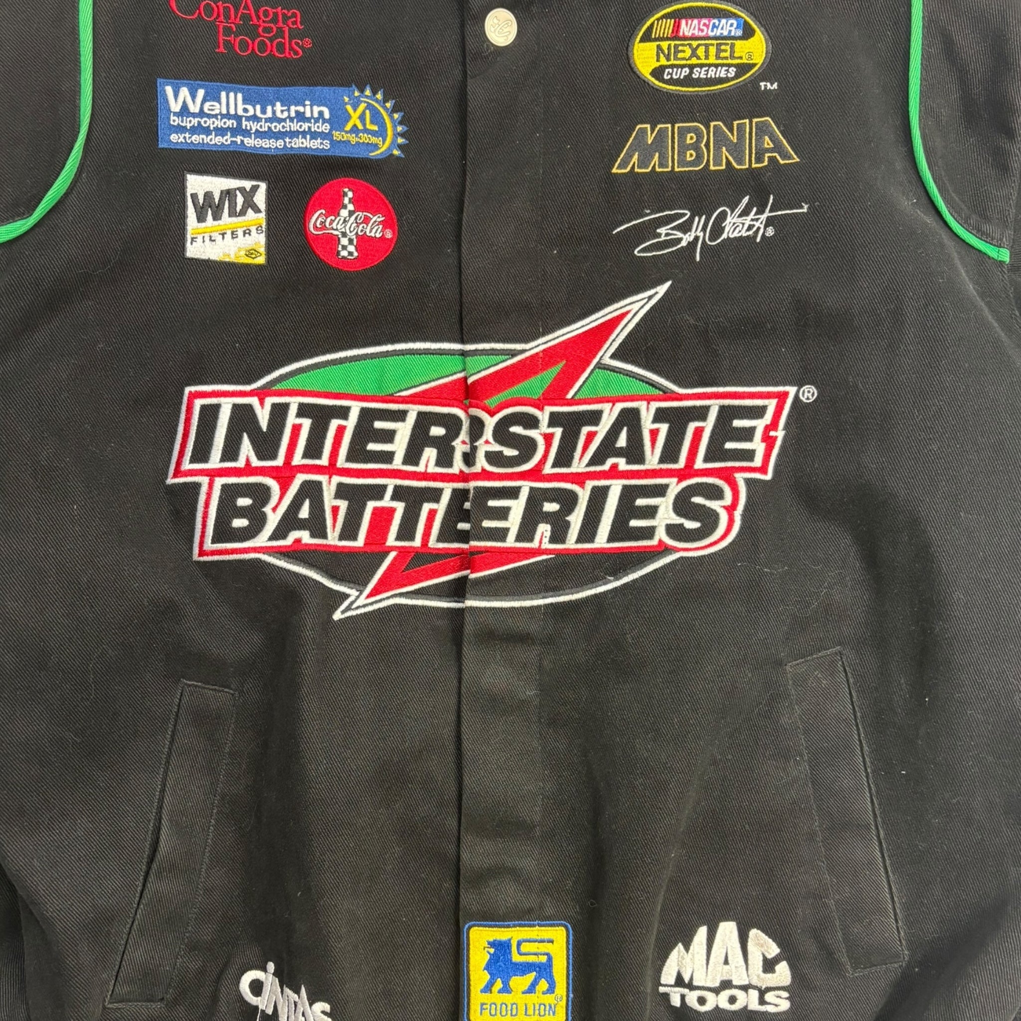 Vintage Interstate Batteries NASCAR Racing Jacket