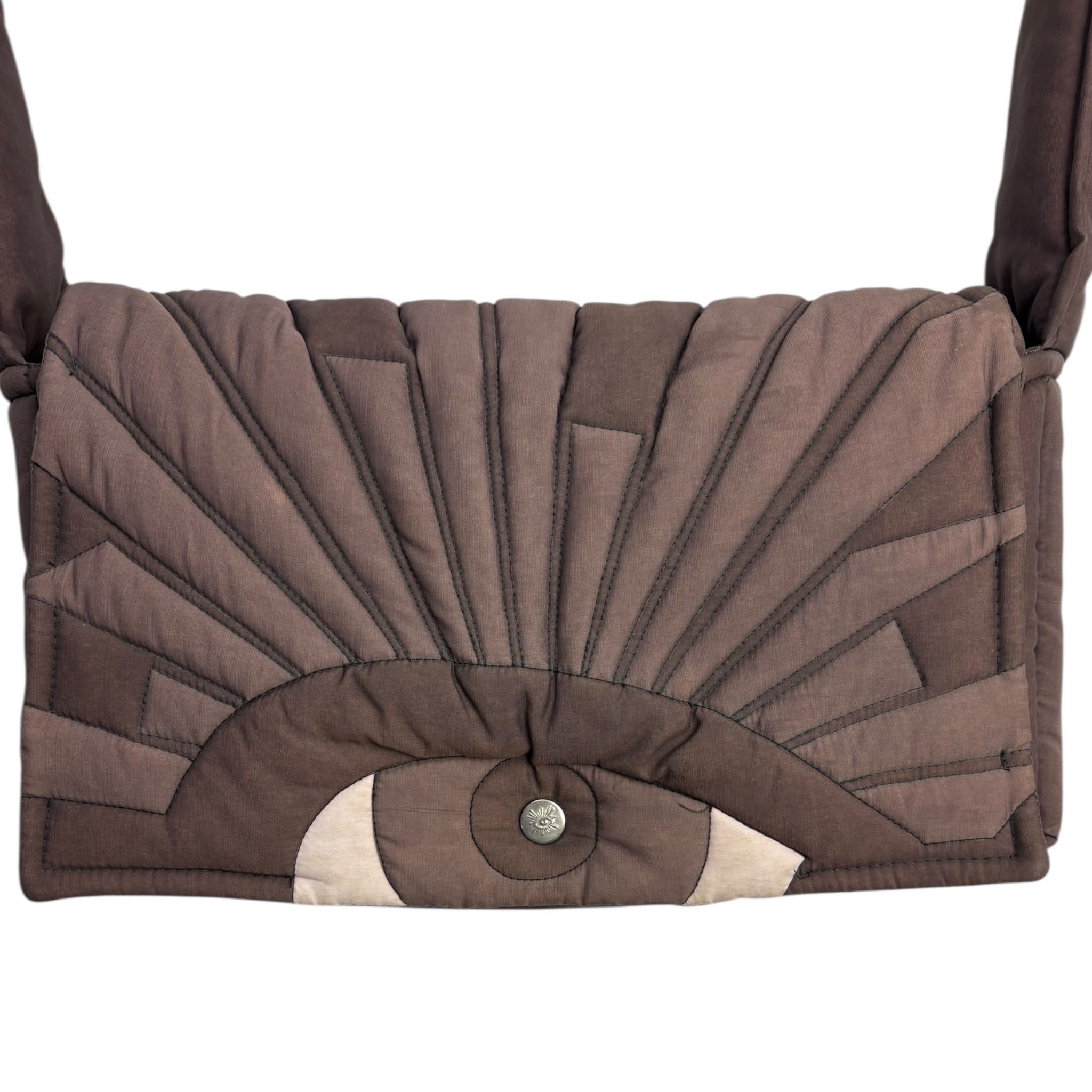 House of Errors All Seeing Eye Crossbody Bag Brown