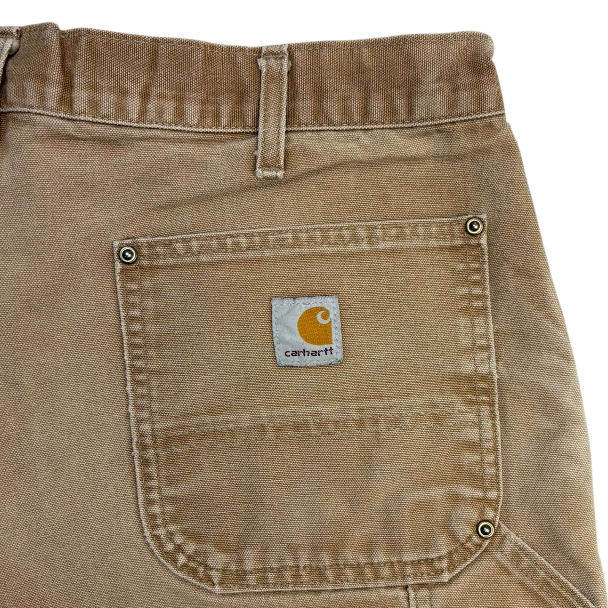 Vintage Beige Dungaree Fit Double Knee