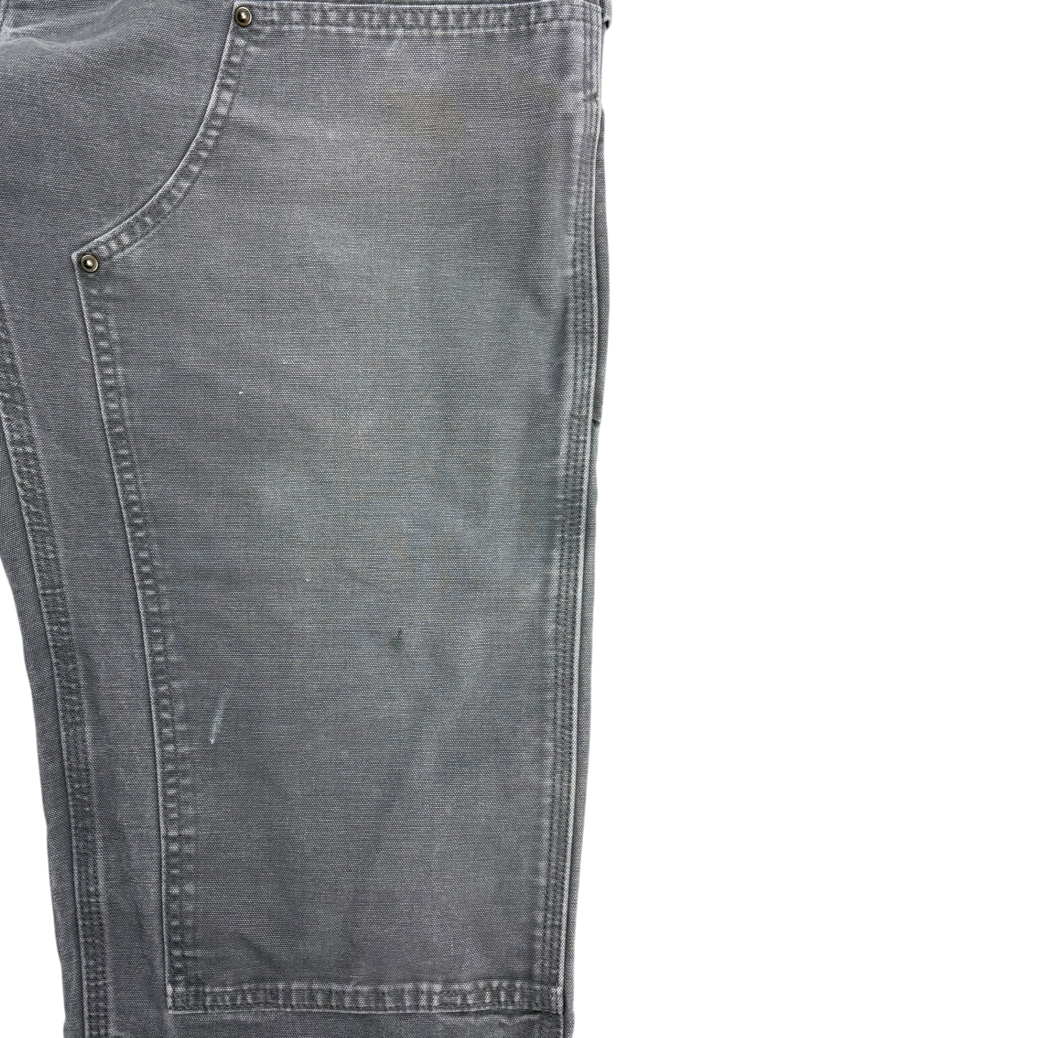 Vintage Grey Dungaree Fit Double Knee