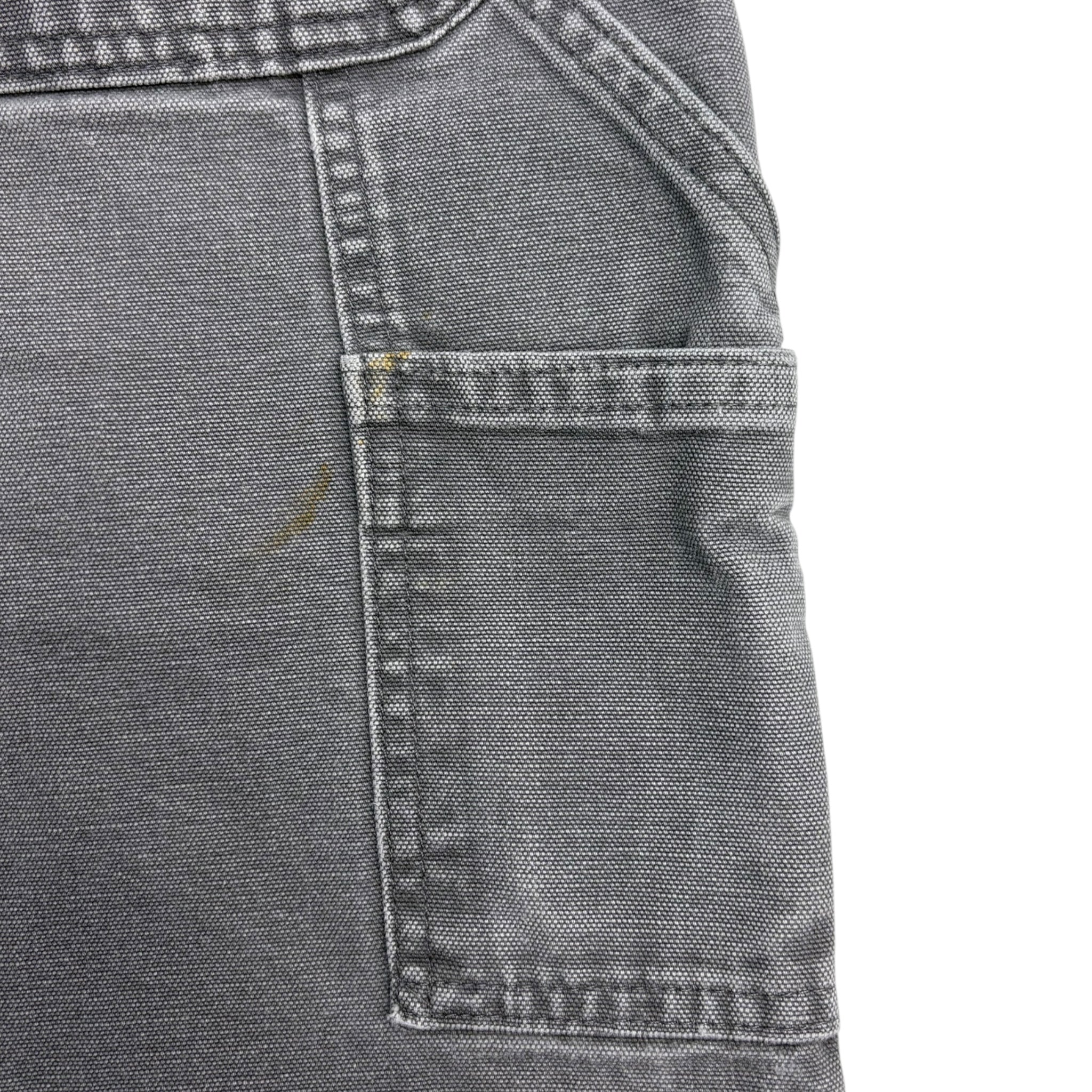 Vintage Grey Dungaree Fit Double Knee