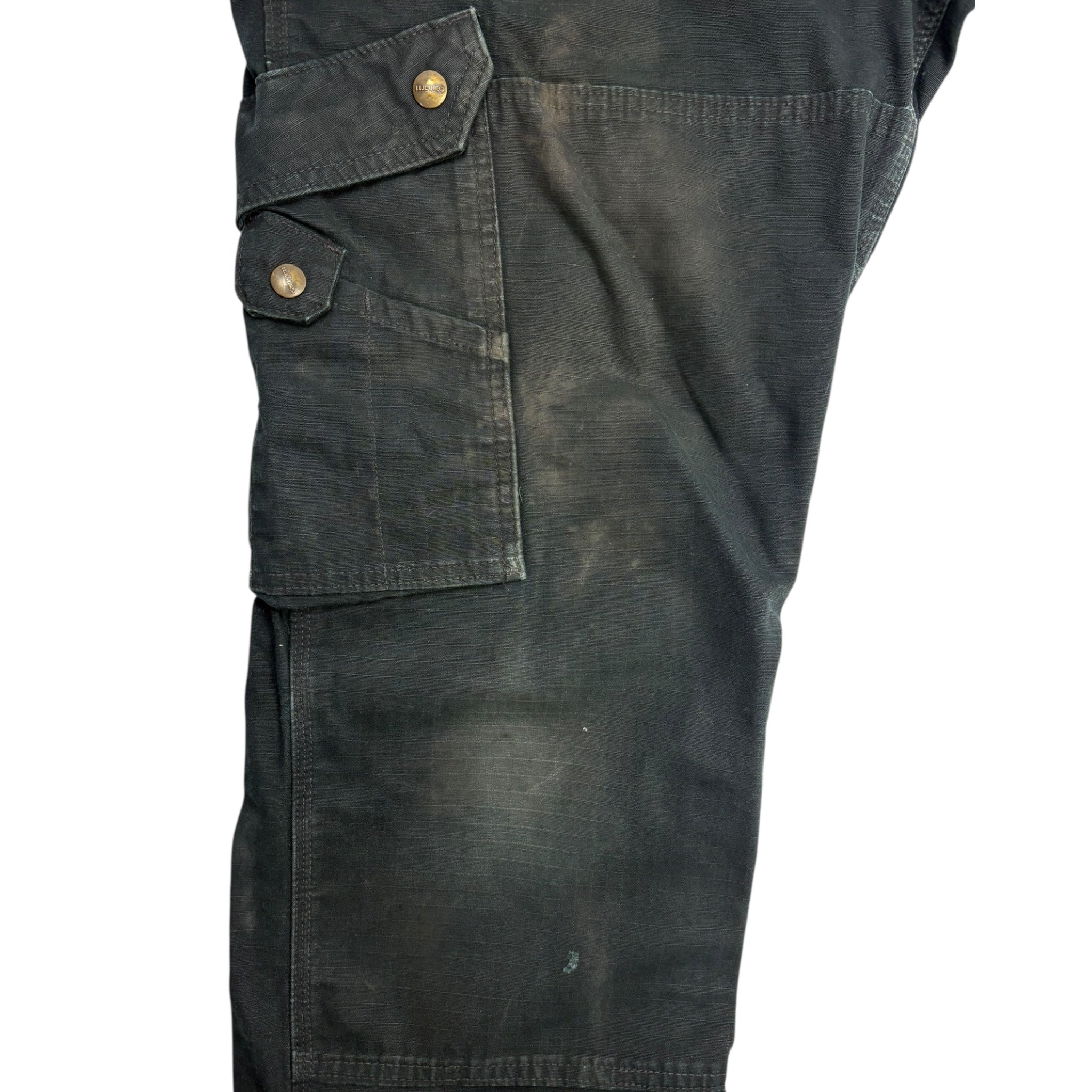 Vintage Black Carhartt Relaxed Fit Cargo Pants