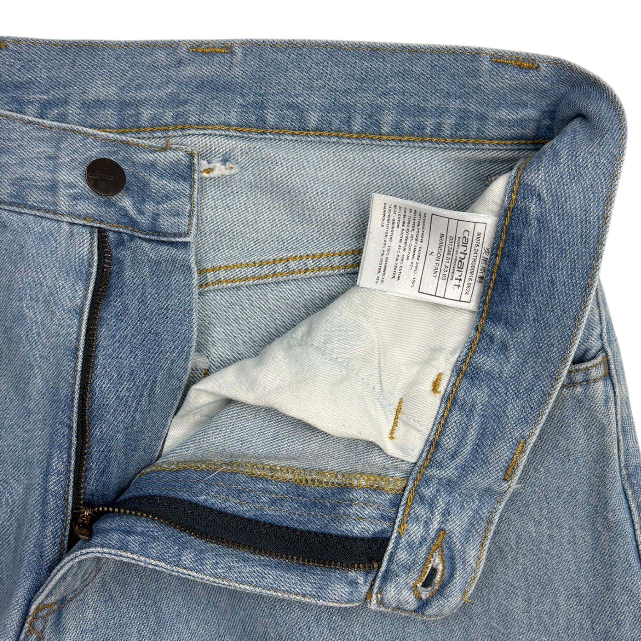 Vintage Carhartt W.I.P Light Wash Denim Pants