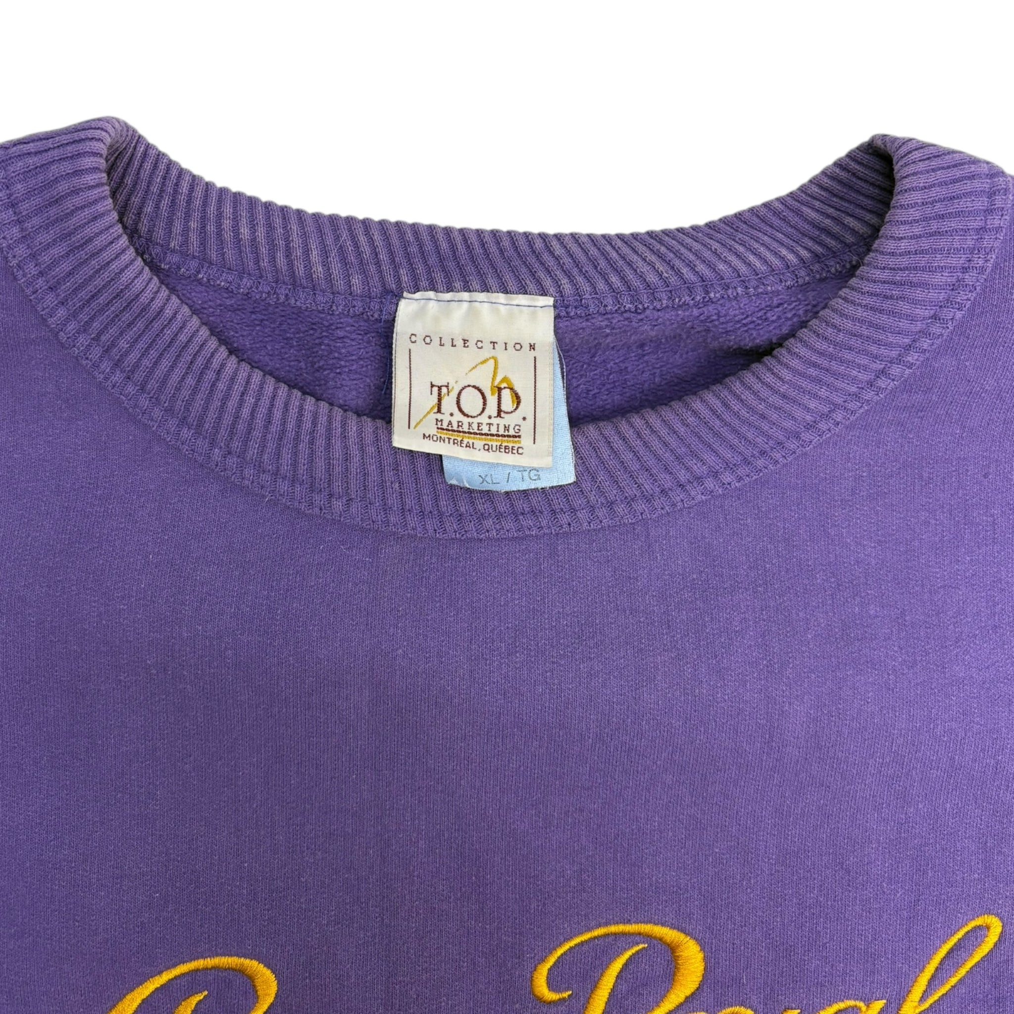 Vintage Crown Royal Whiskey Embroidered Crewneck