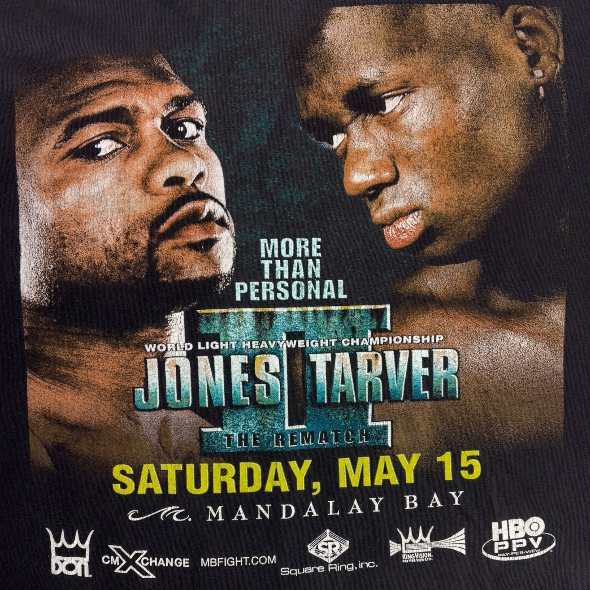2003 Roy Jones VS Antonio Tarver Fight Promo T-Shirt