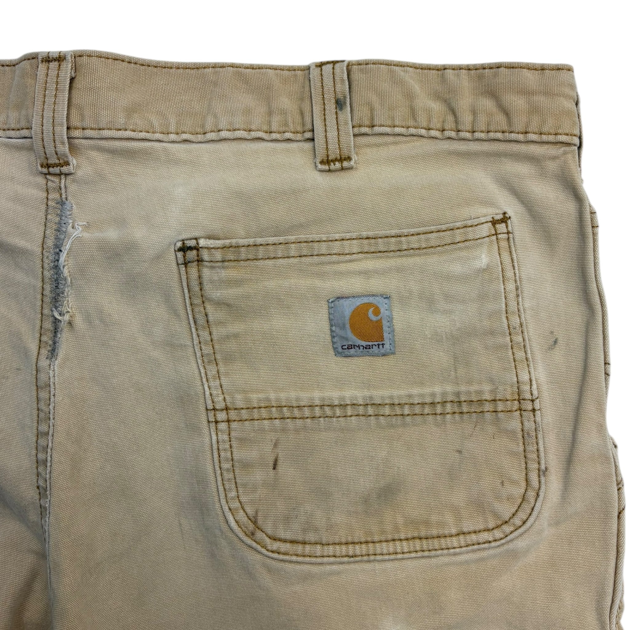 Vintage Carhartt Double Knees Faded Beige