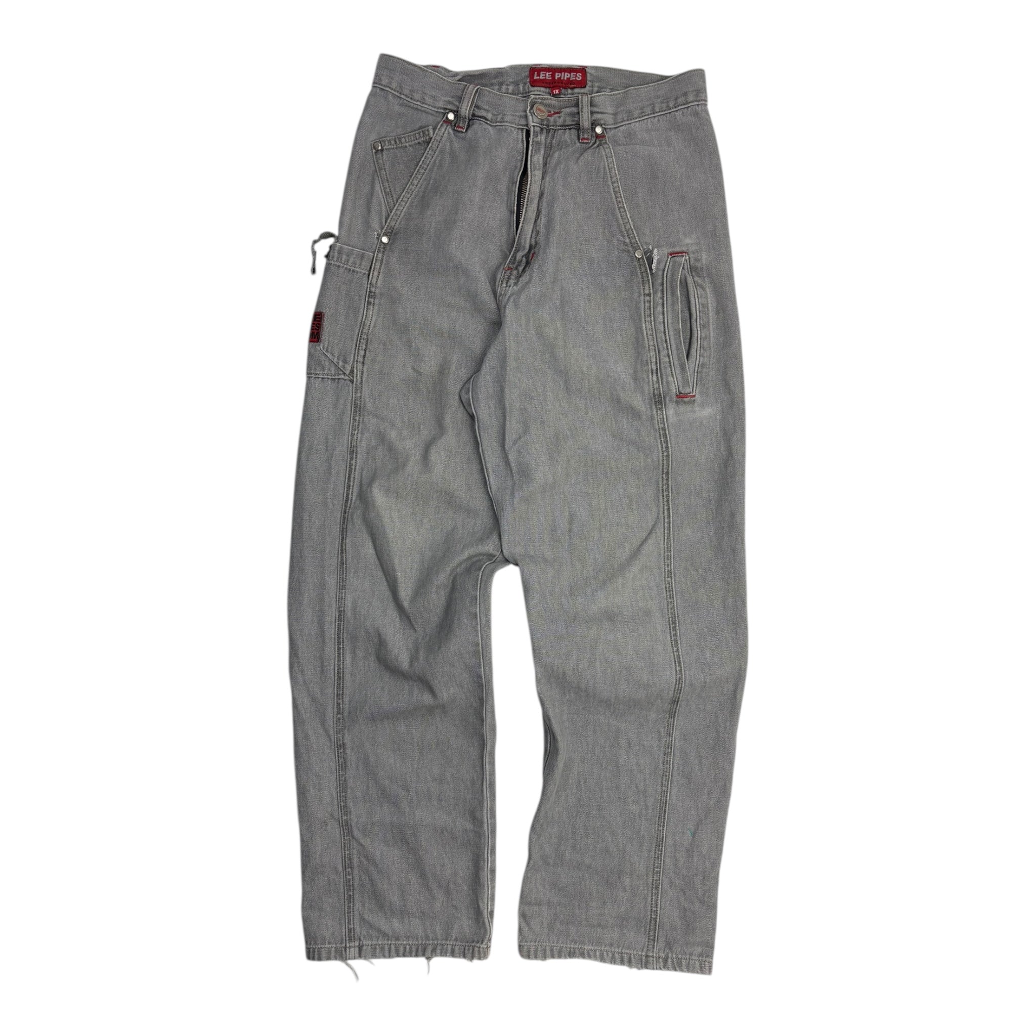 Vintage Lee Pipes U.S.A Grey Denim Pant