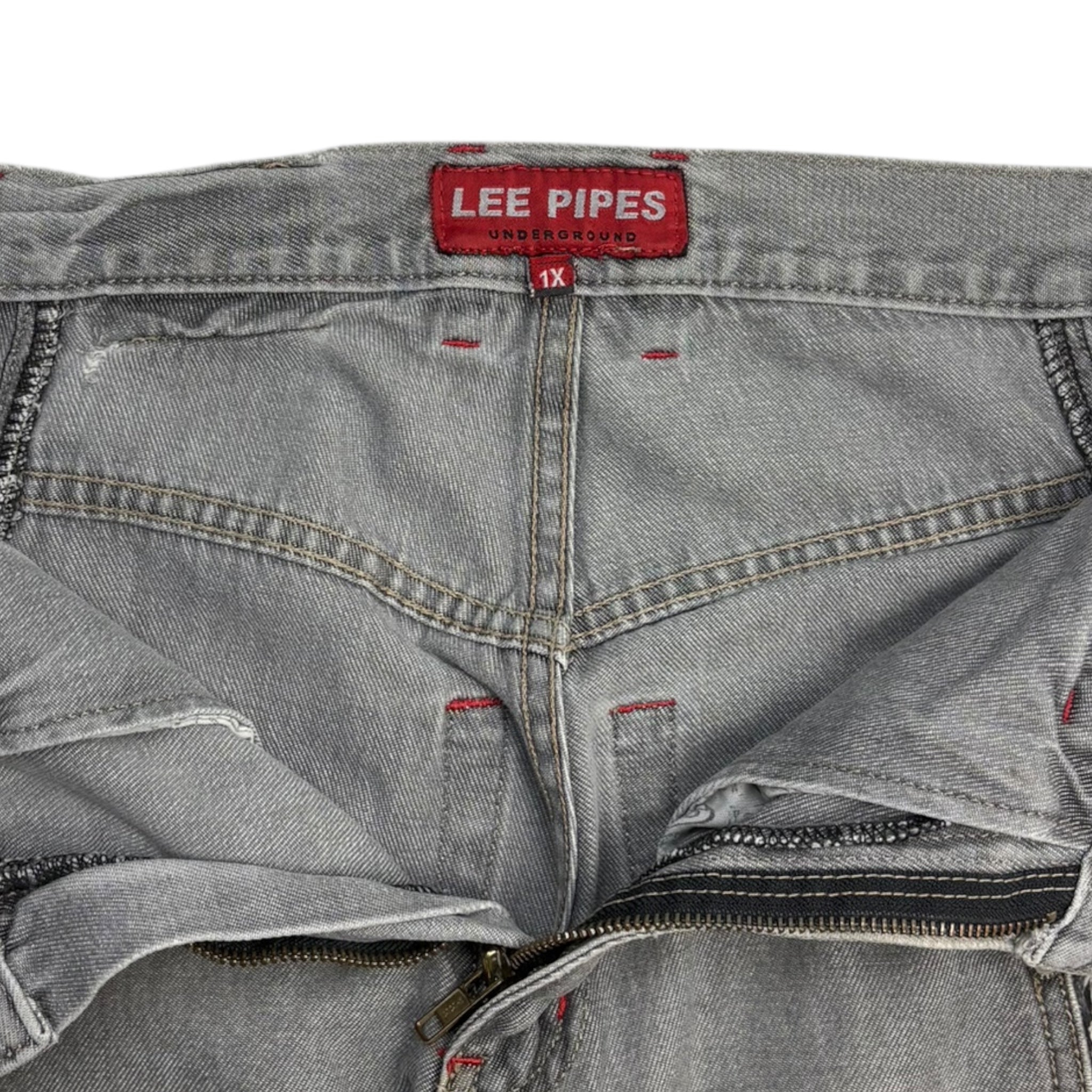 Vintage Lee Pipes U.S.A Grey Denim Pant