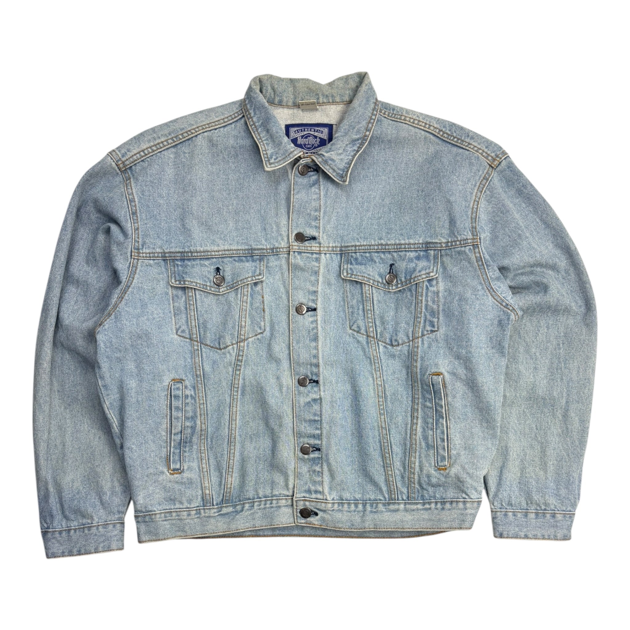 Vintage Hard Rock Cafe Embroidered Denim Jacket