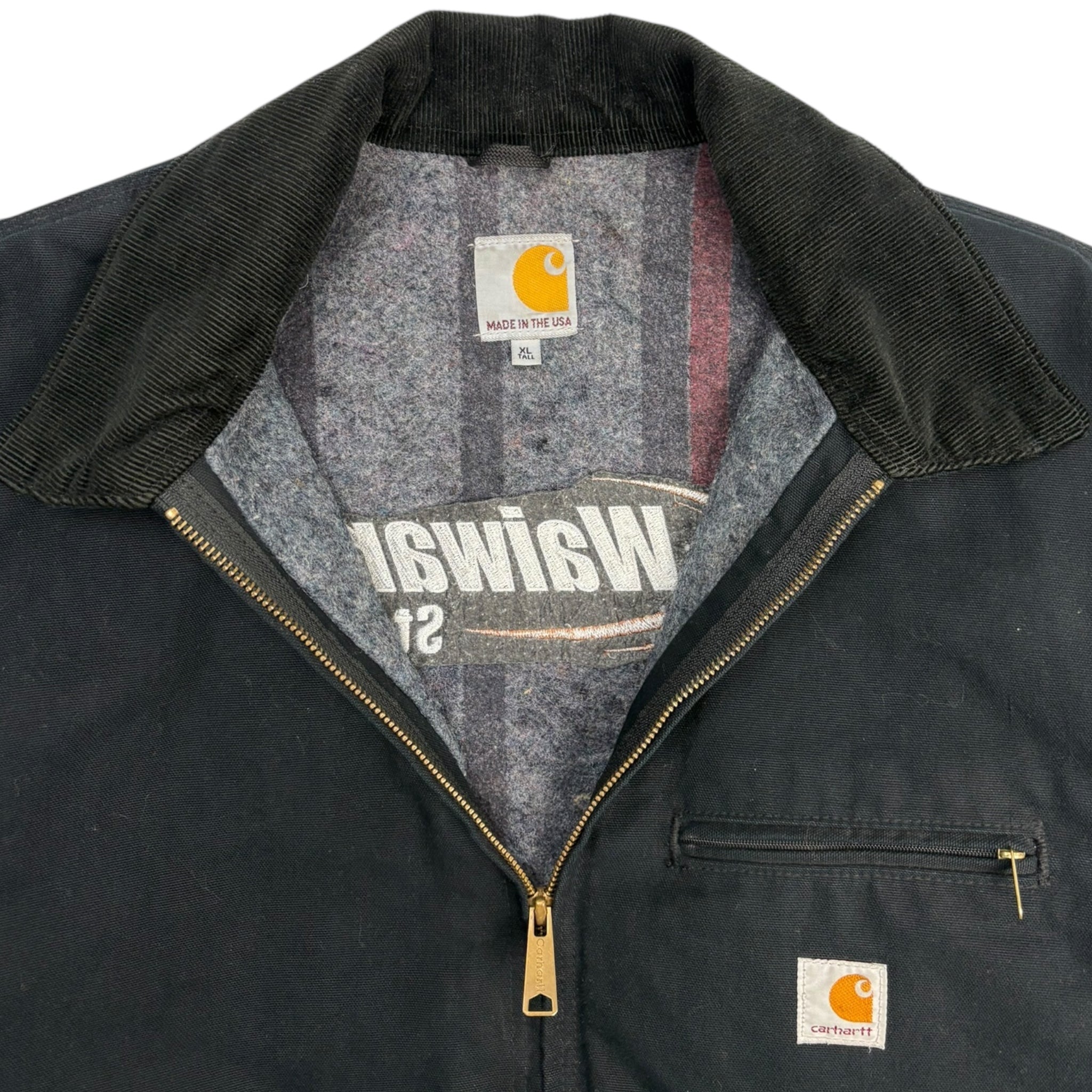 Carhartt Detroit Black Jacket by Waiward Steel