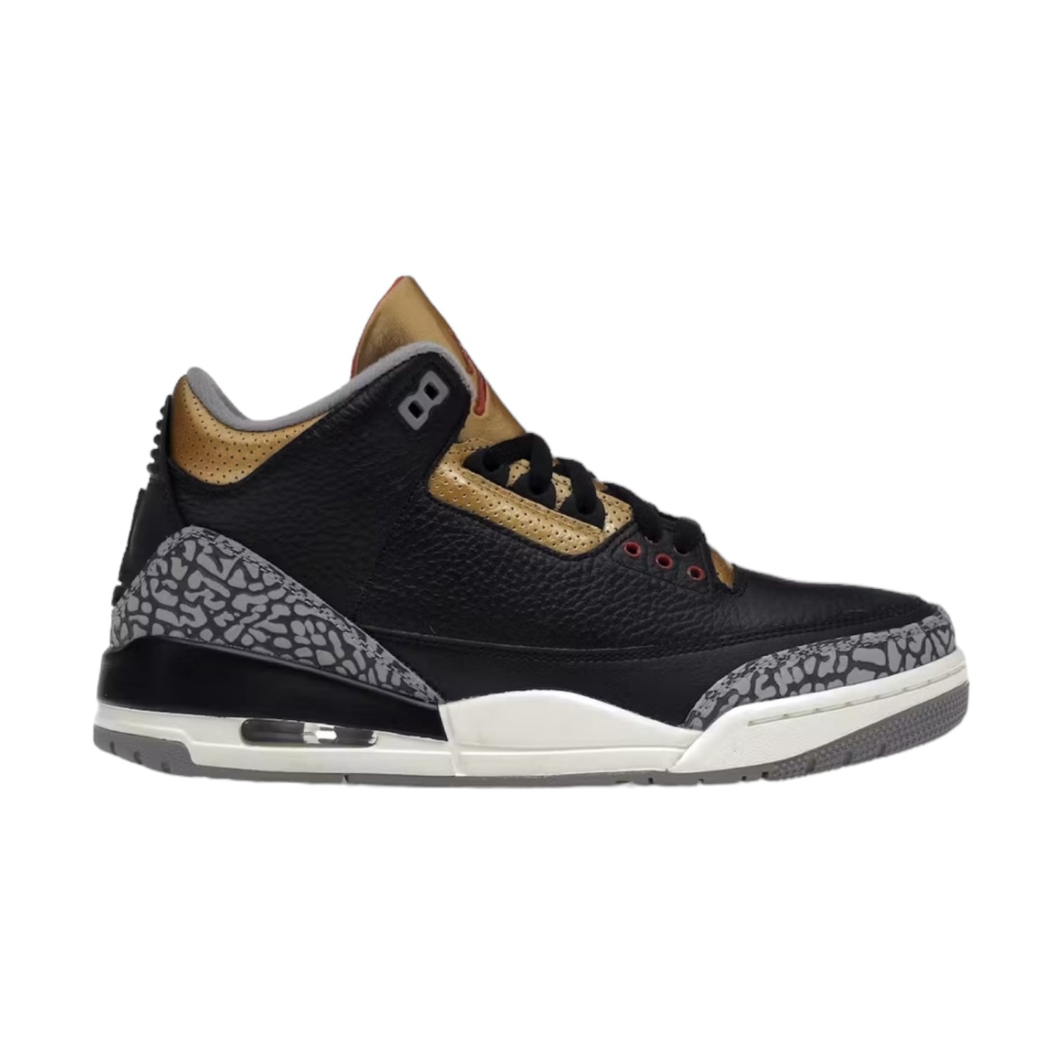 Jordan 3 Retro Black Cement Gold (Used)