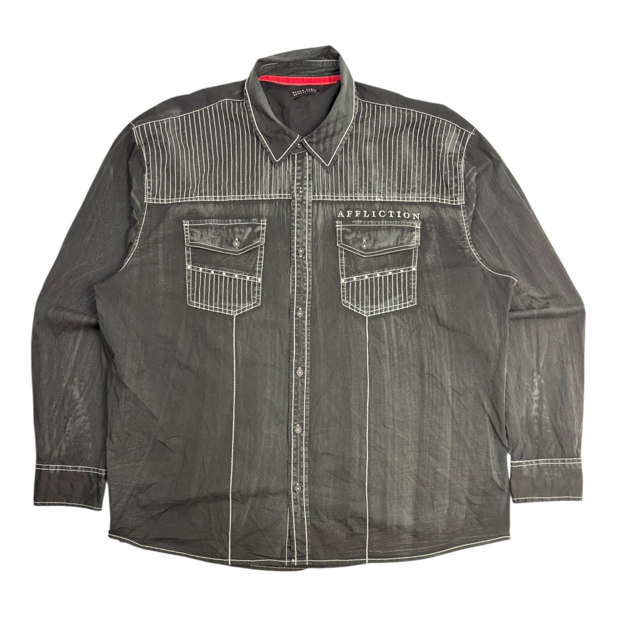 Y2K Affliction Black Label Button-Up Shirt