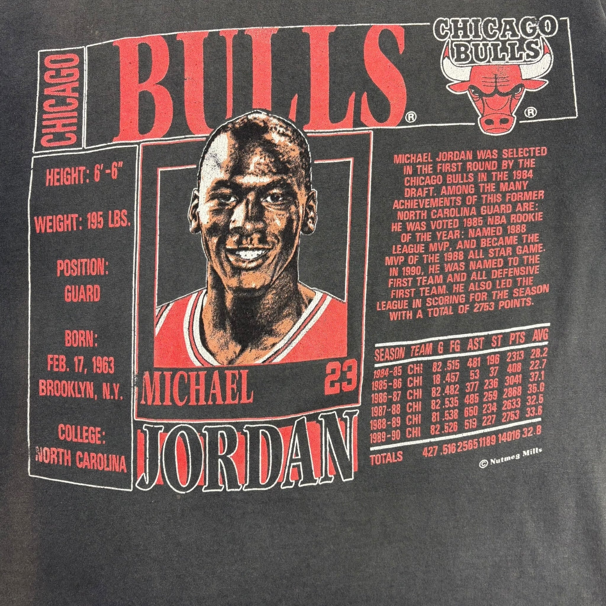 Vintage NBA Chicago Bulls Michael Jordan Caricature T-Shirt