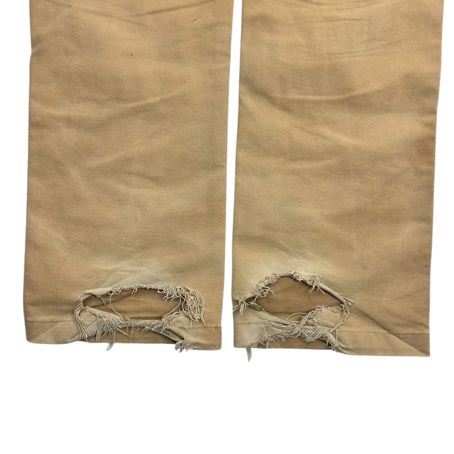 Beige Carhartt Relaxed Fit Double Knee Pants