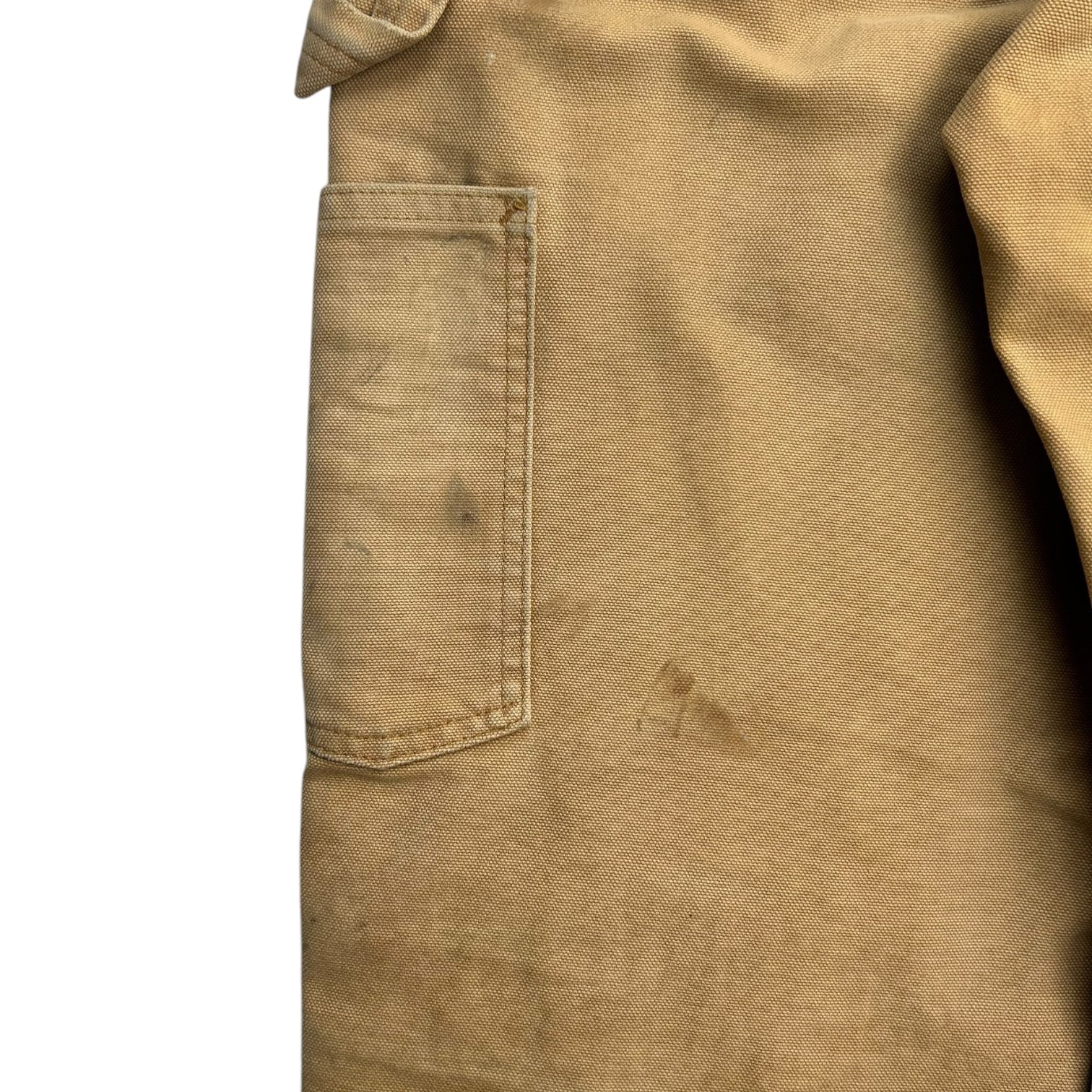 Beige Carhartt Relaxed Fit Double Knee Pants