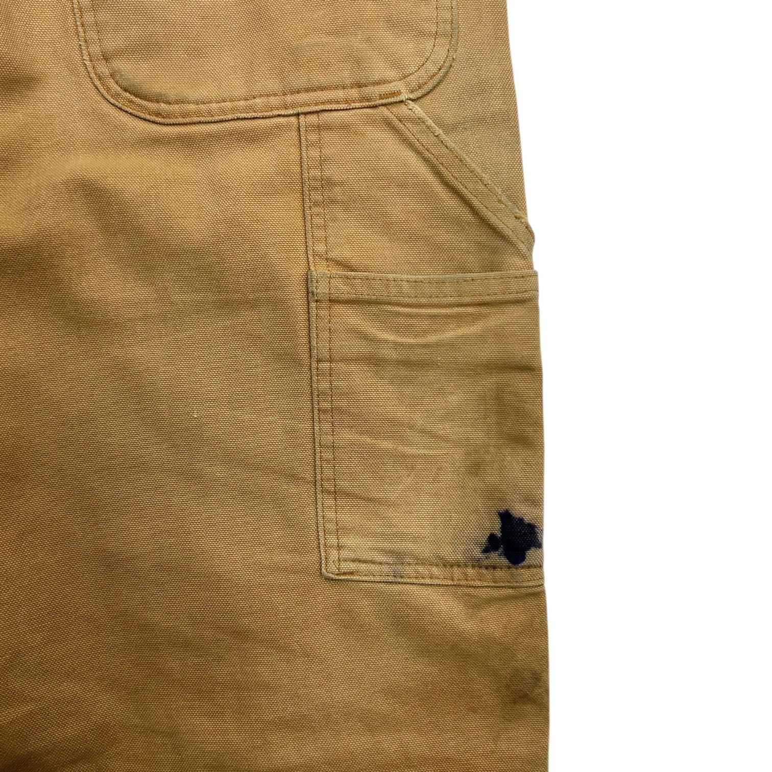 Beige Carhartt Relaxed Fit Double Knee Pants