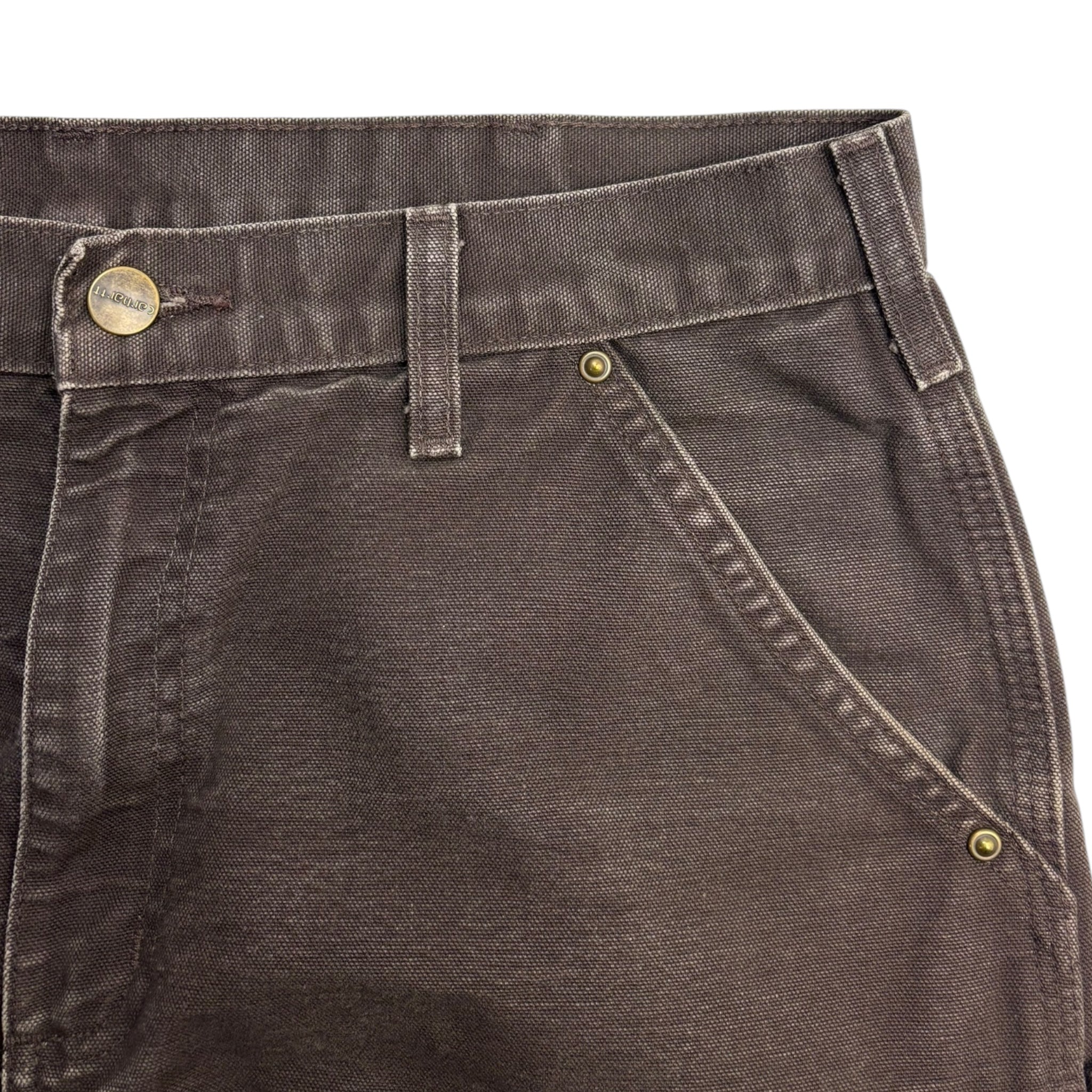 Carhartt Double Knee Work Pants Chocolate