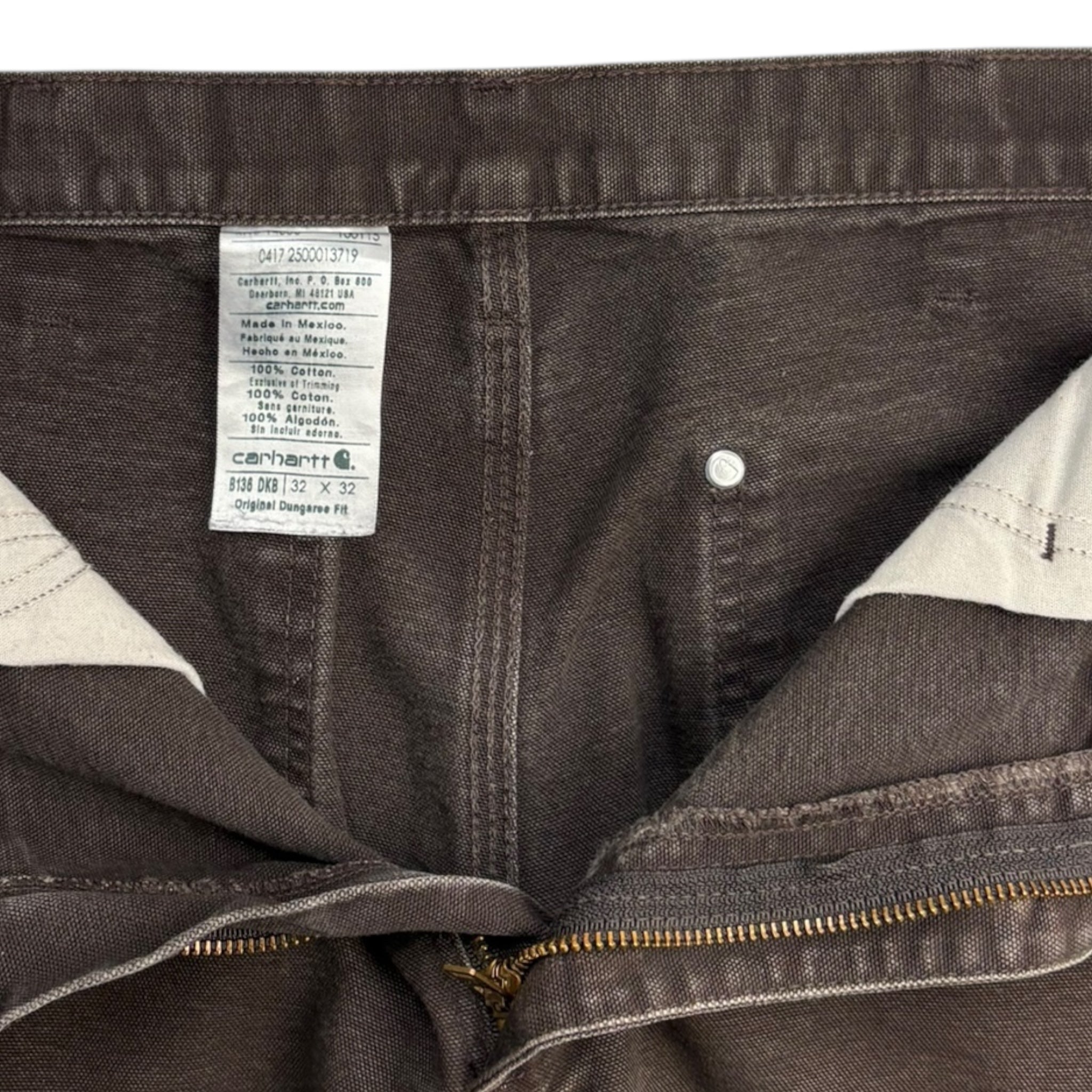 Carhartt Double Knee Work Pants Chocolate