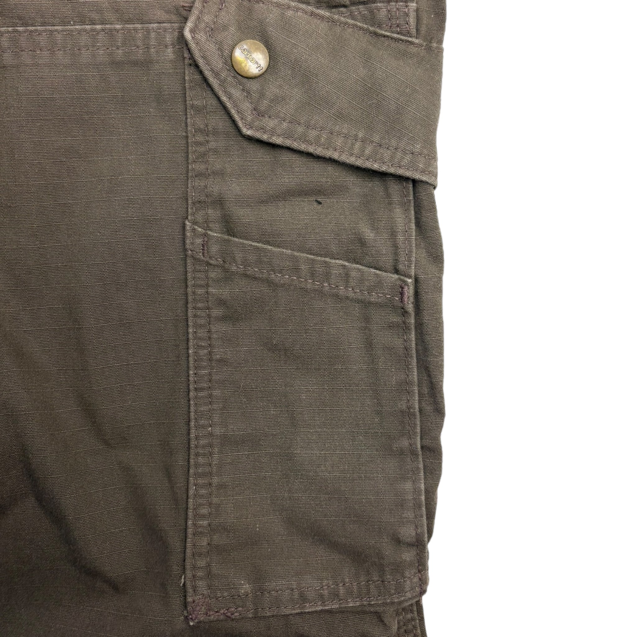 Carhartt Double Knee Cargo Work Pants Brown