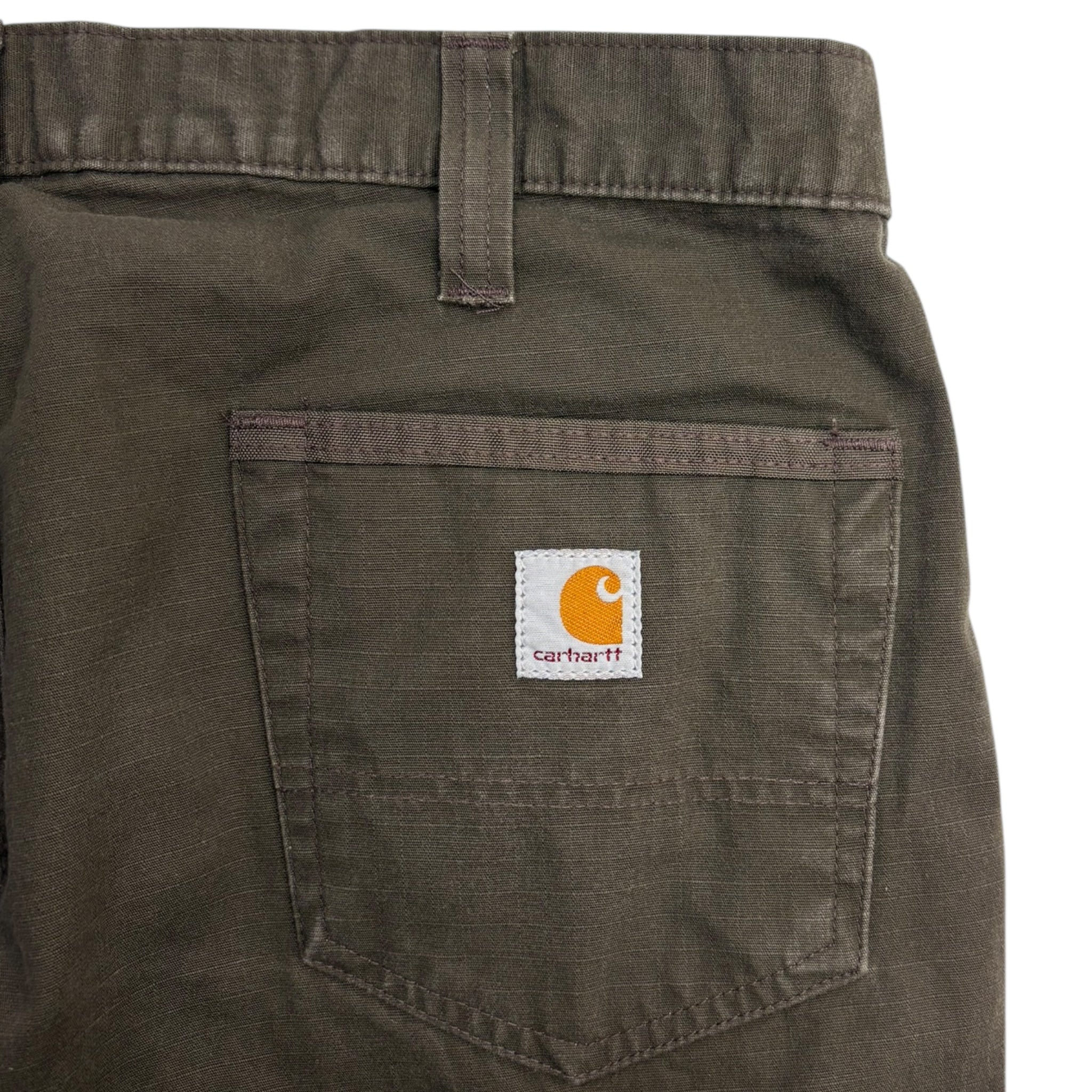 Carhartt Double Knee Cargo Work Pants Brown