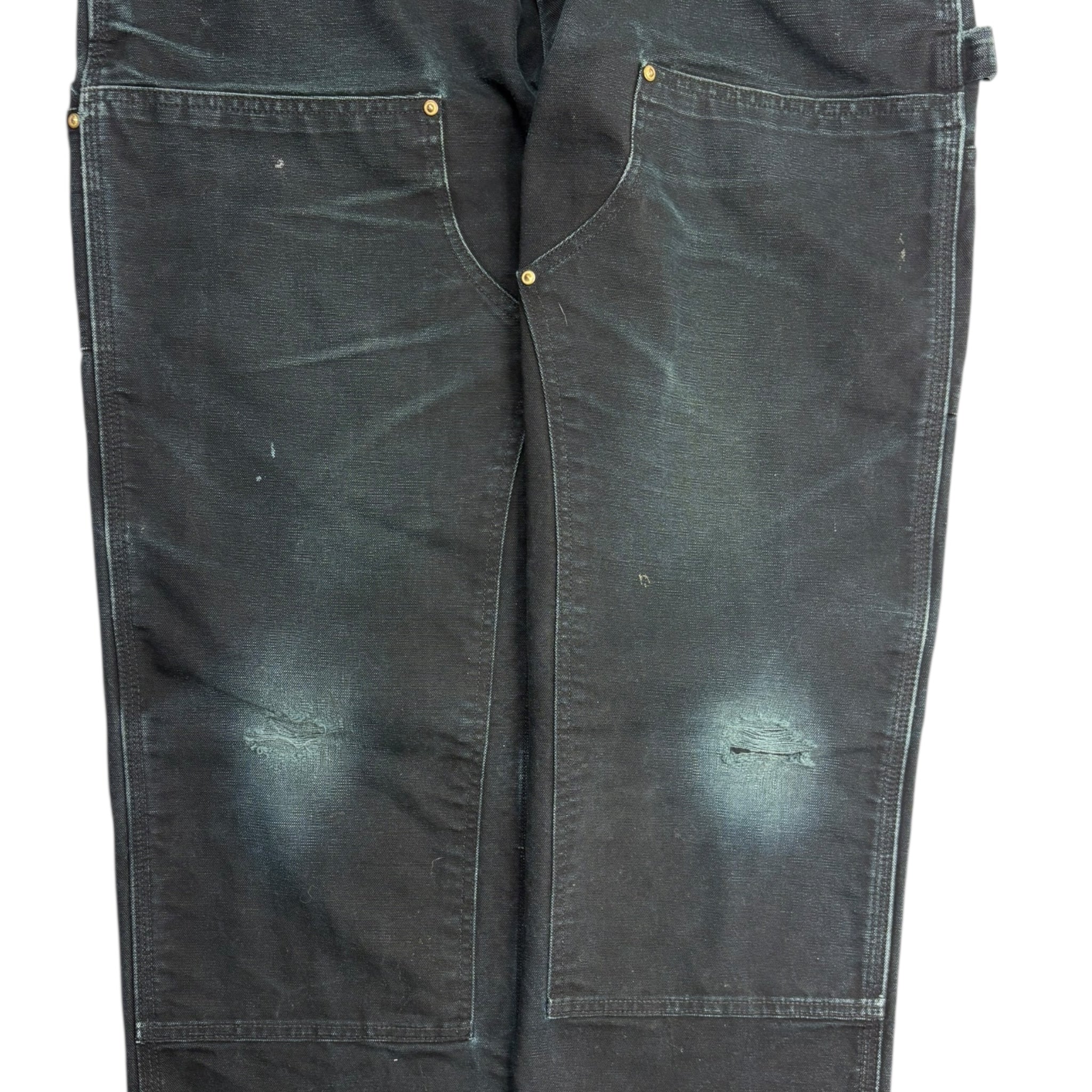 Carhartt Double Knee Work Pants Black