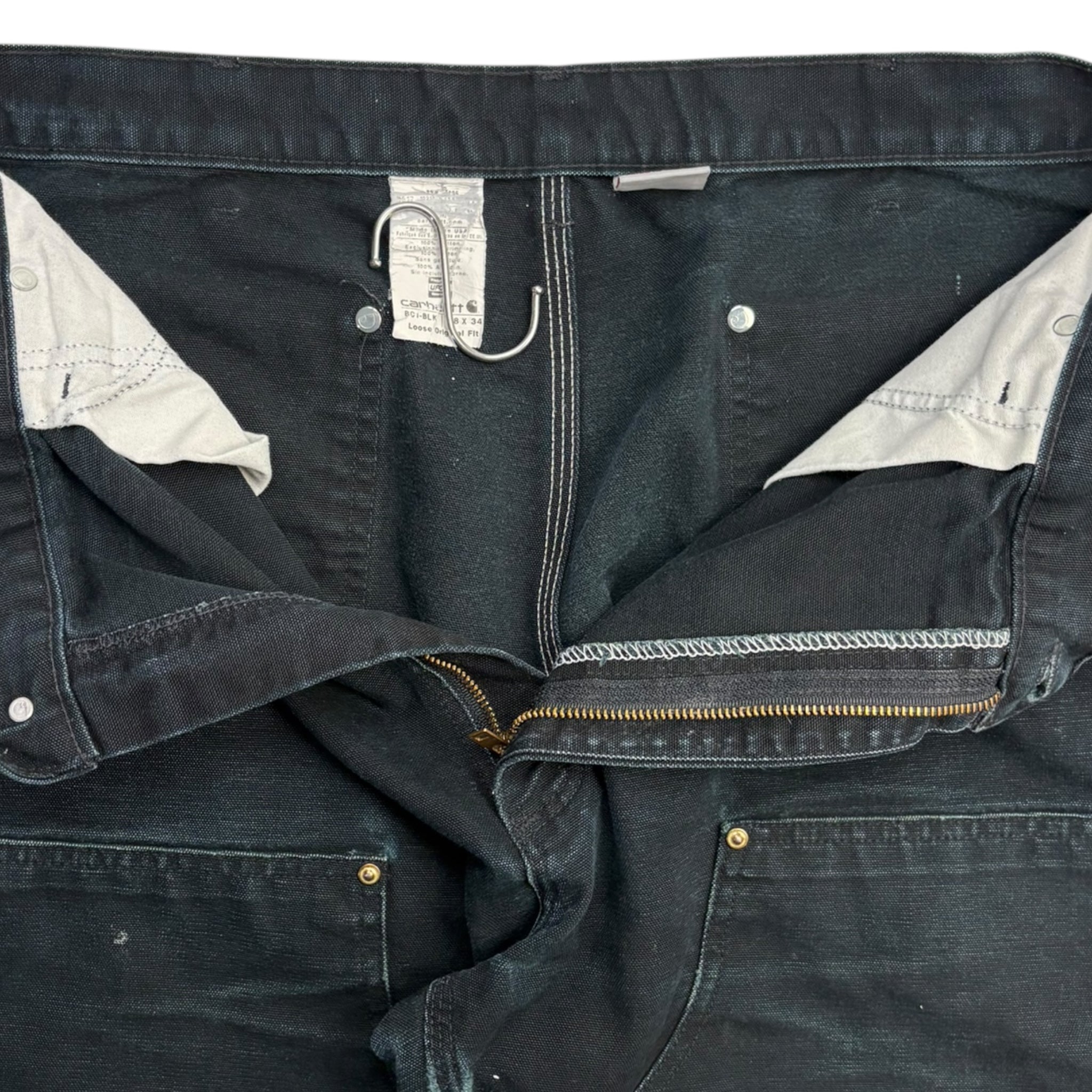Carhartt Double Knee Work Pants Black