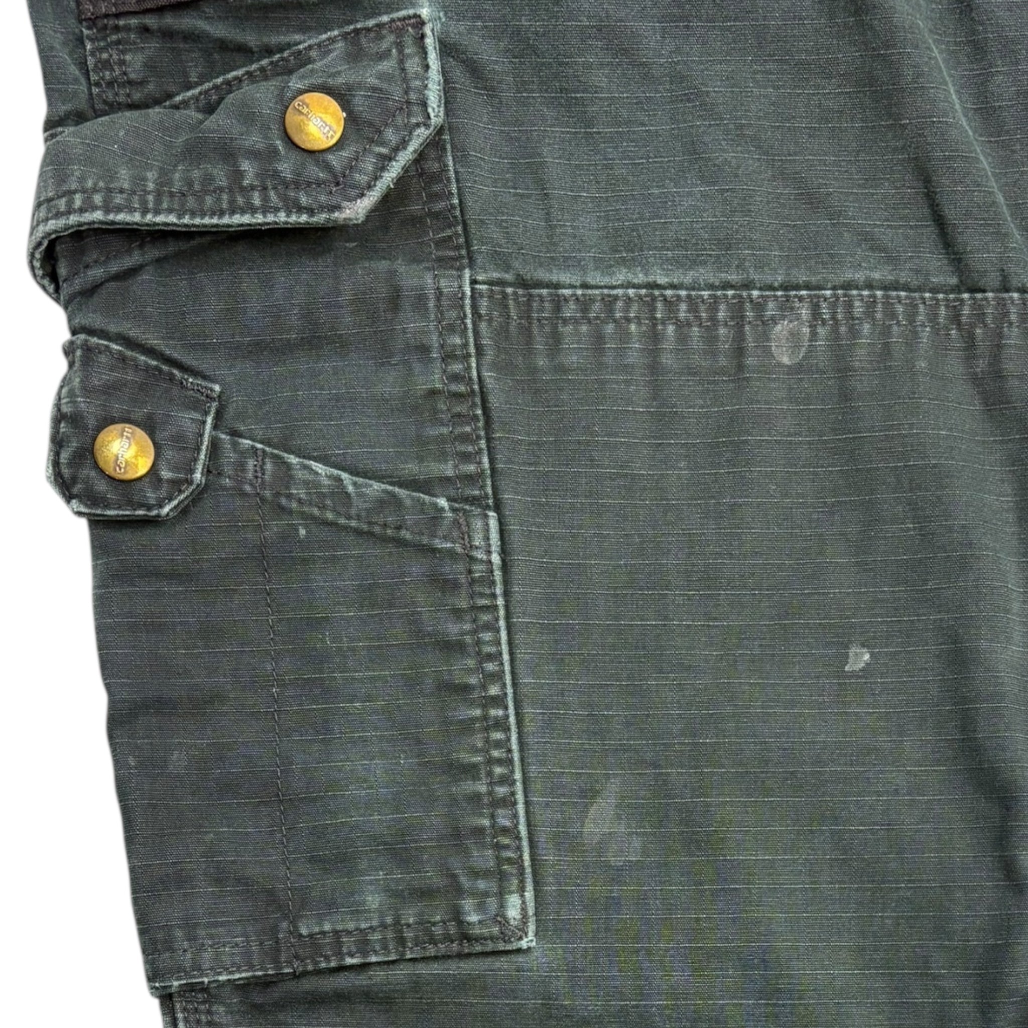 Carhartt Double Knee Cargo Work Pants Faded Black