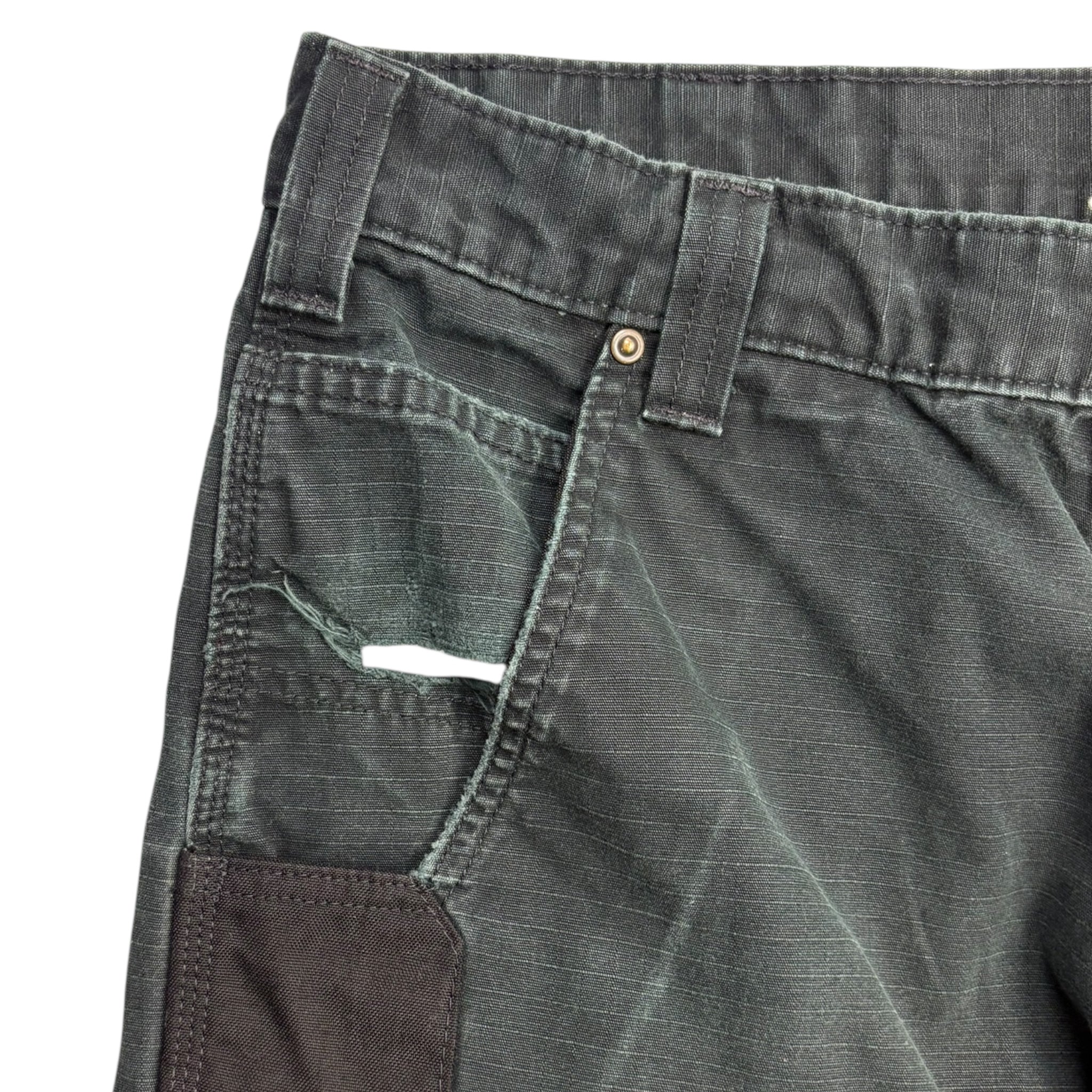 Carhartt Double Knee Cargo Work Pants Faded Black