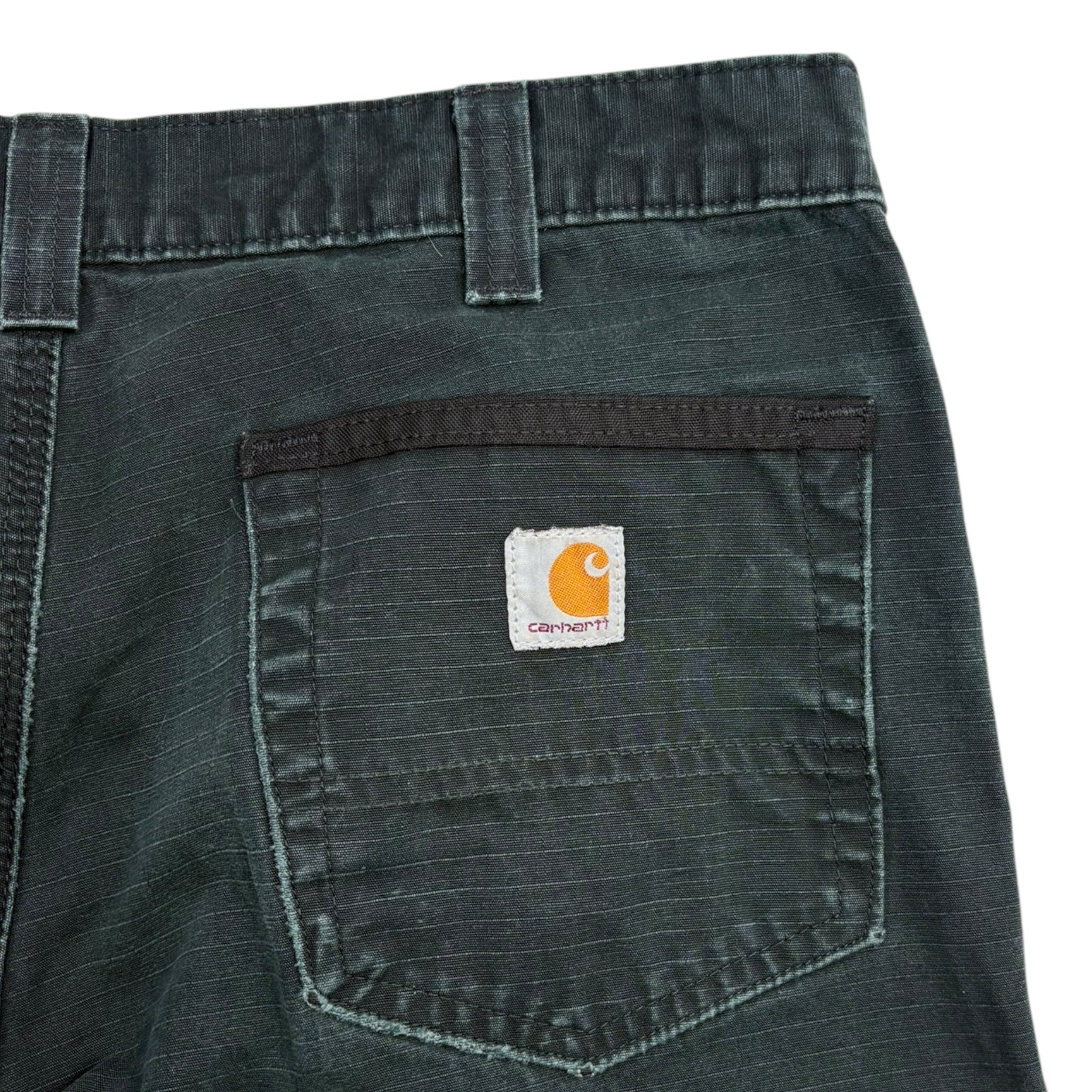 Carhartt Double Knee Cargo Work Pants Faded Black