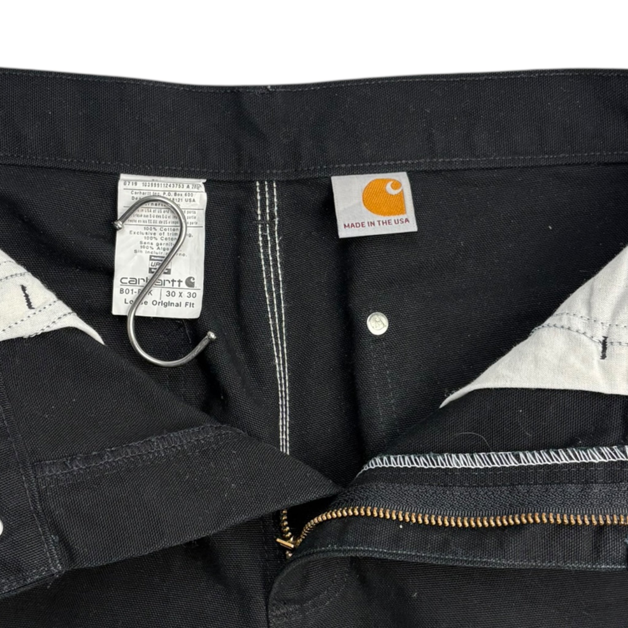 Carhartt Double Knee Work Pants Noir
