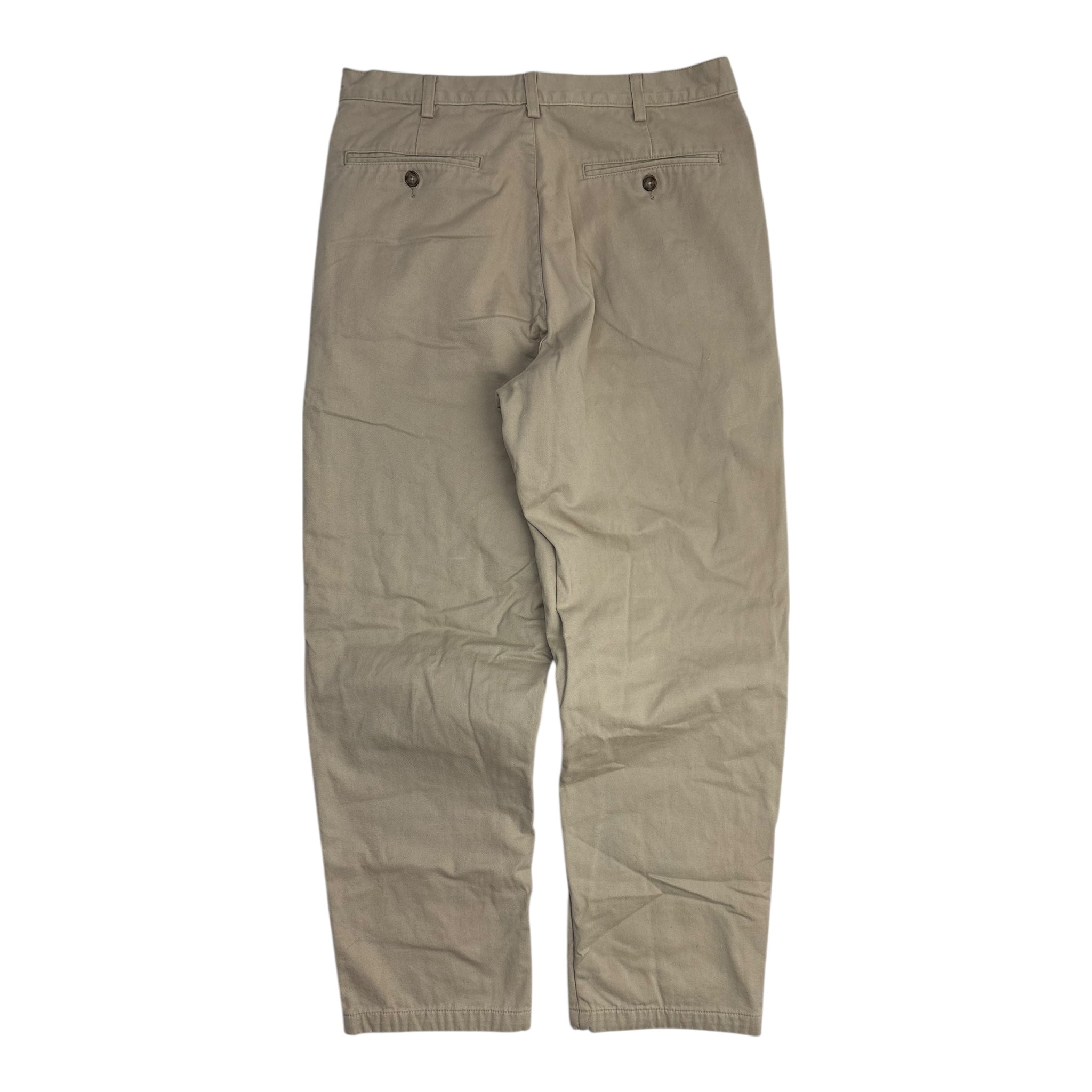 Vintage LL.Bean Beige Lined Trousers