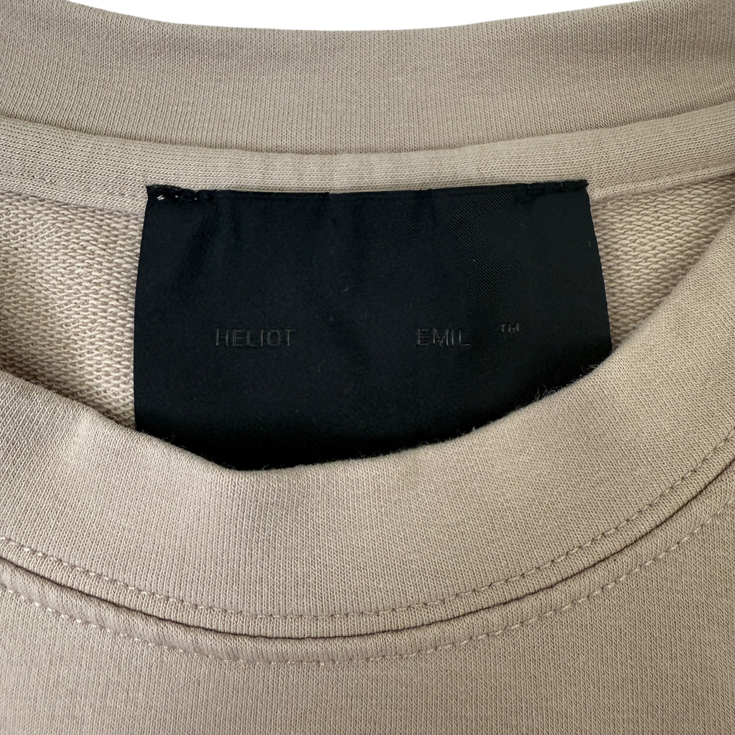 Heliot Emil Logo T-Shirt Taupe