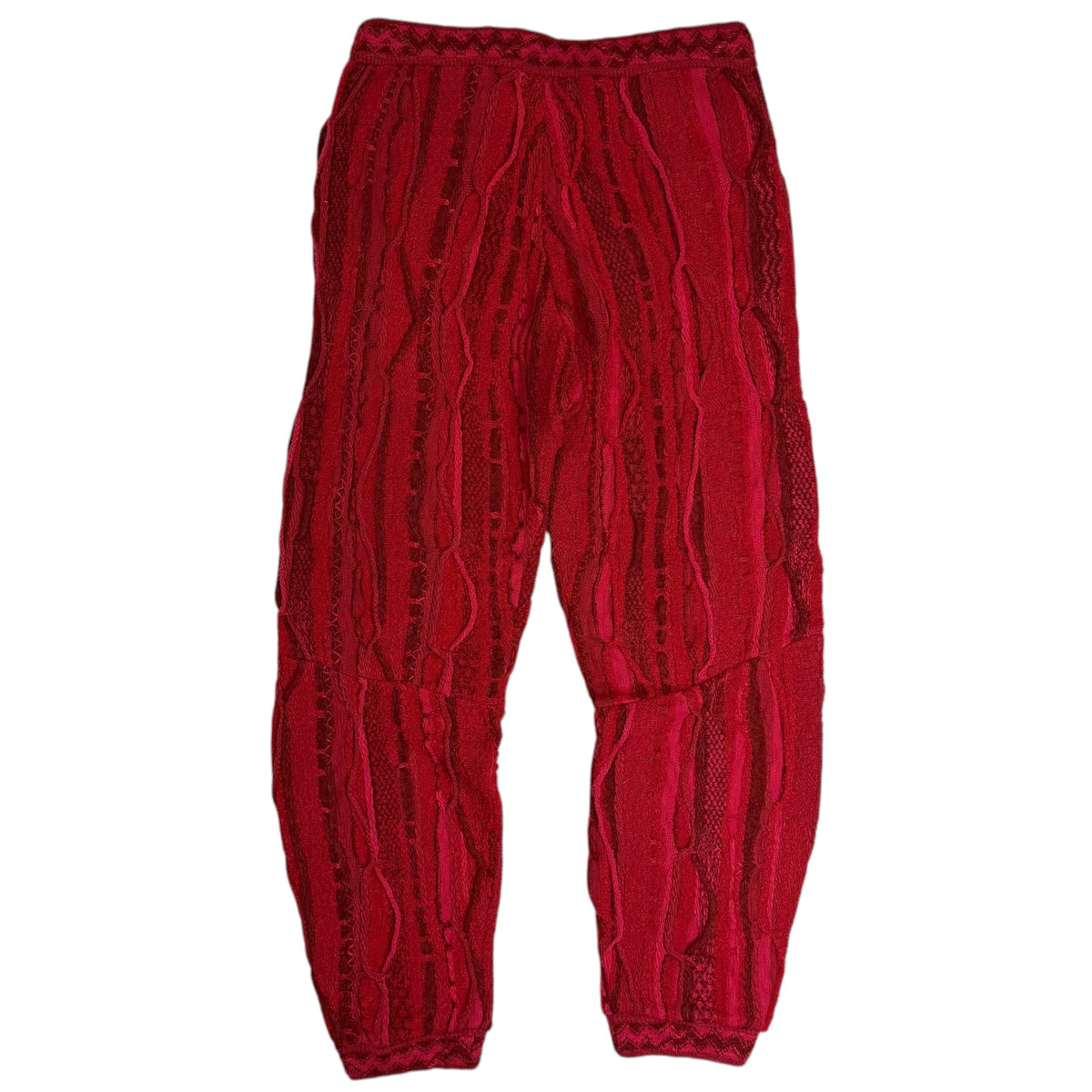 Kapital 7G Knit Gaudy Sweatpants Red