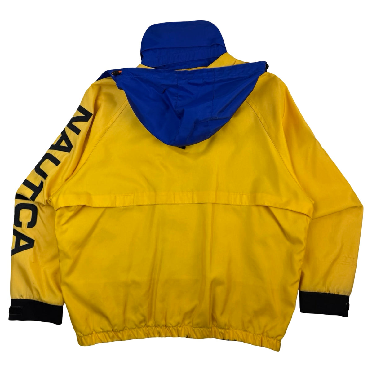 Vintage Nautica Competition Windbreaker Jacket Yellow