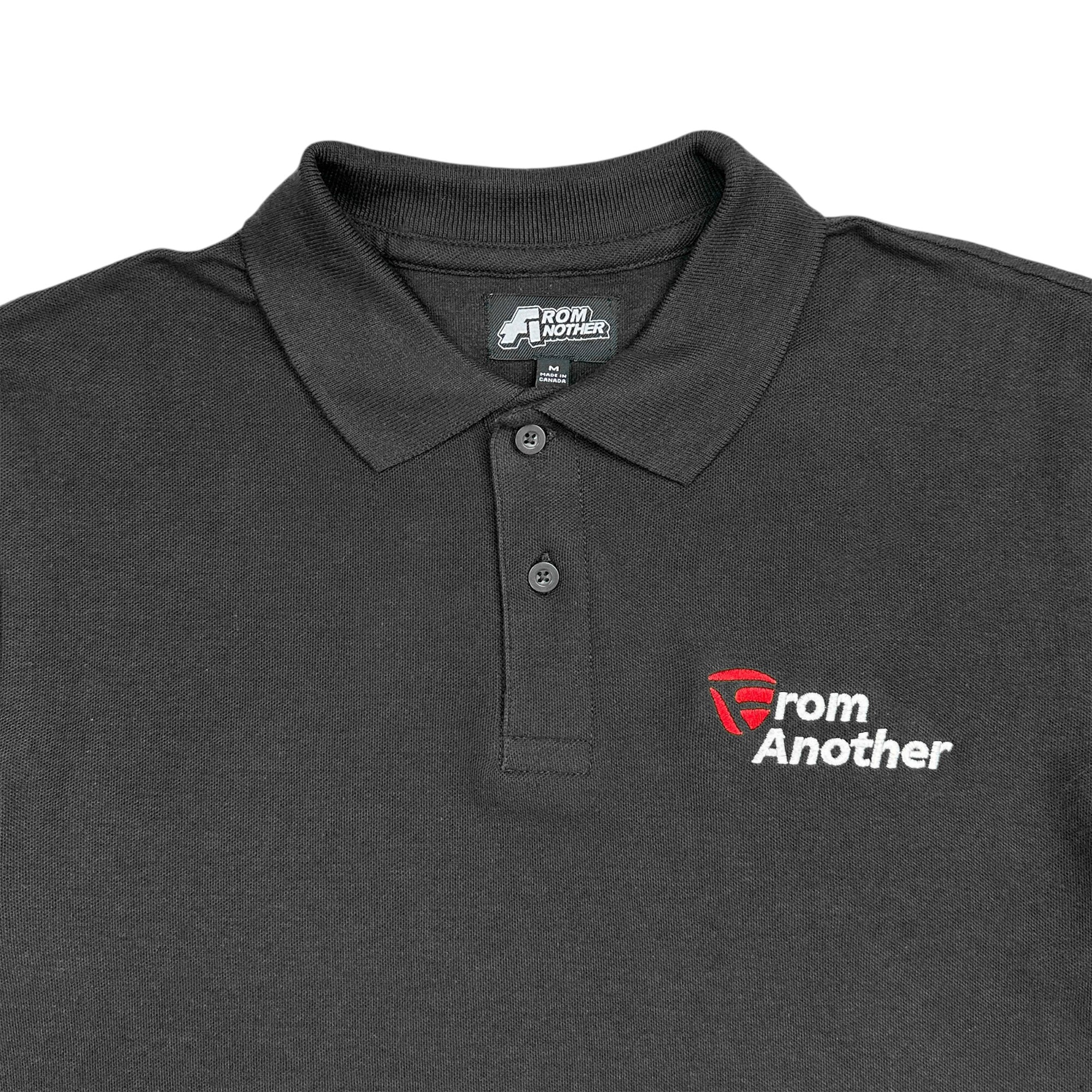 From Another Golf Polo Black