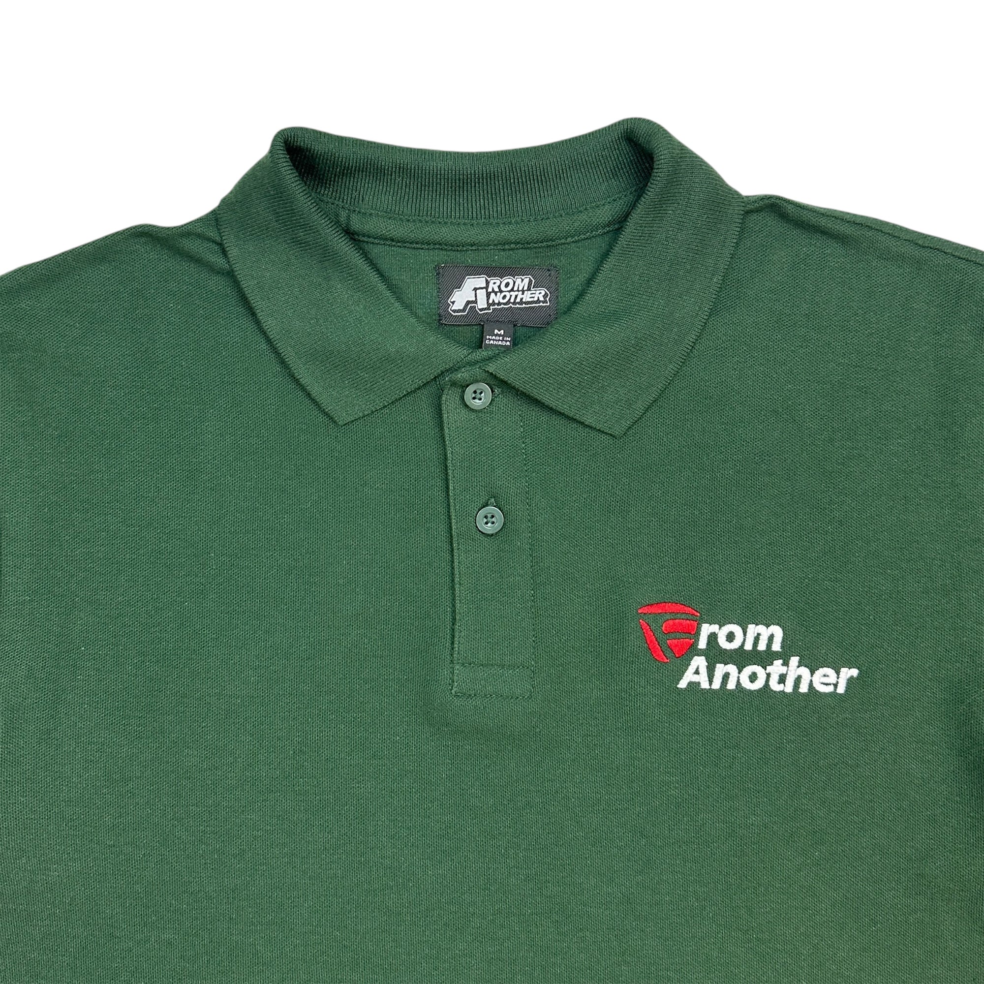 From Another Golf Polo Forest Green