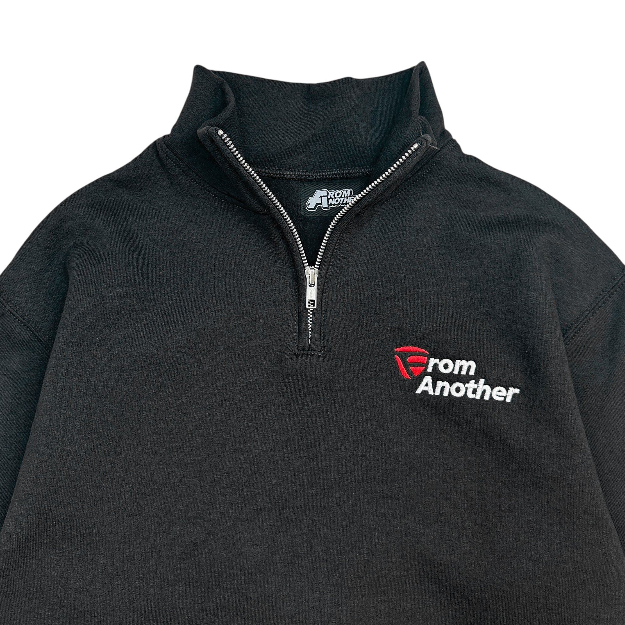 From Another Golf 1/4 Zip Sweater Black
