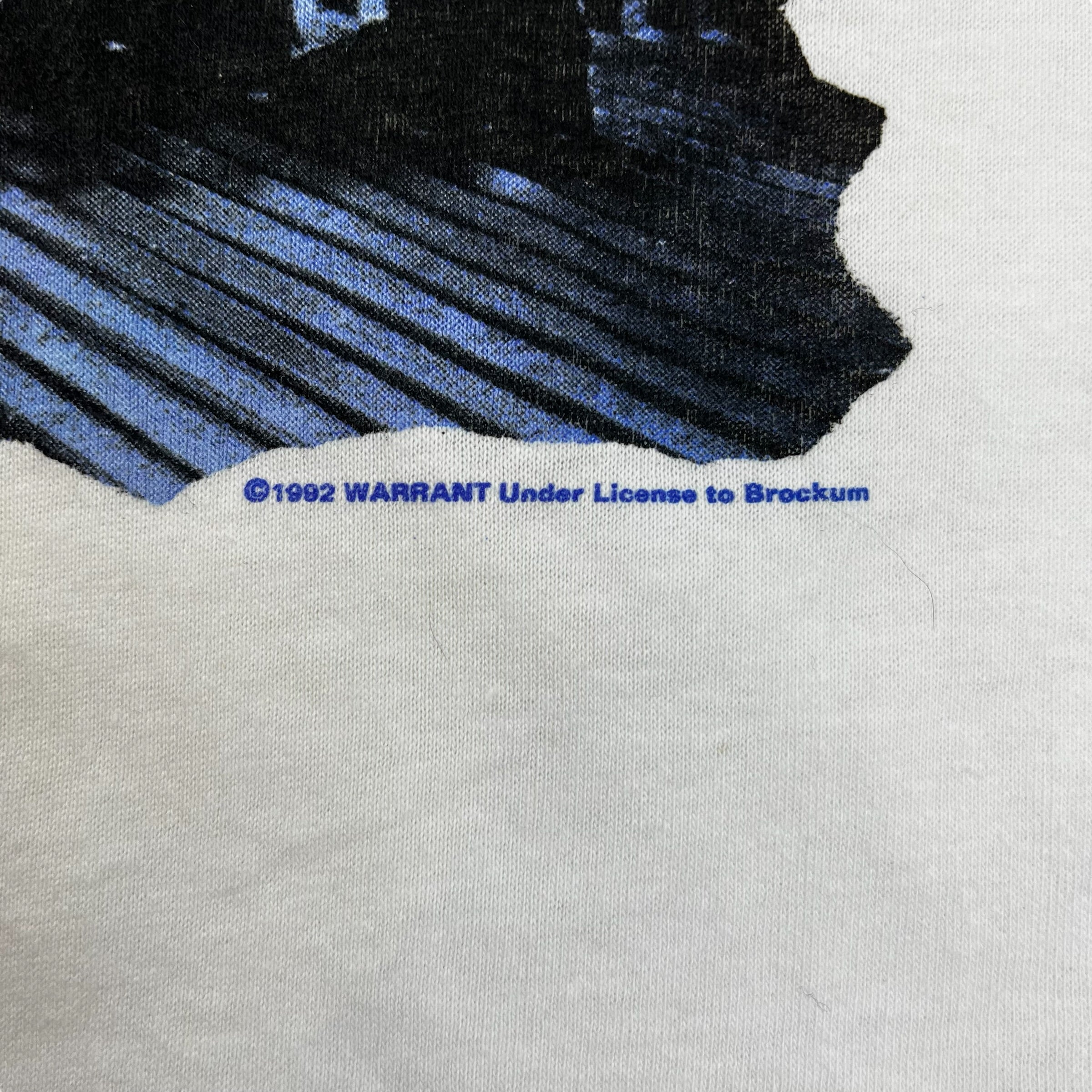 1992 Warrant Dog Eat Dog Tee White