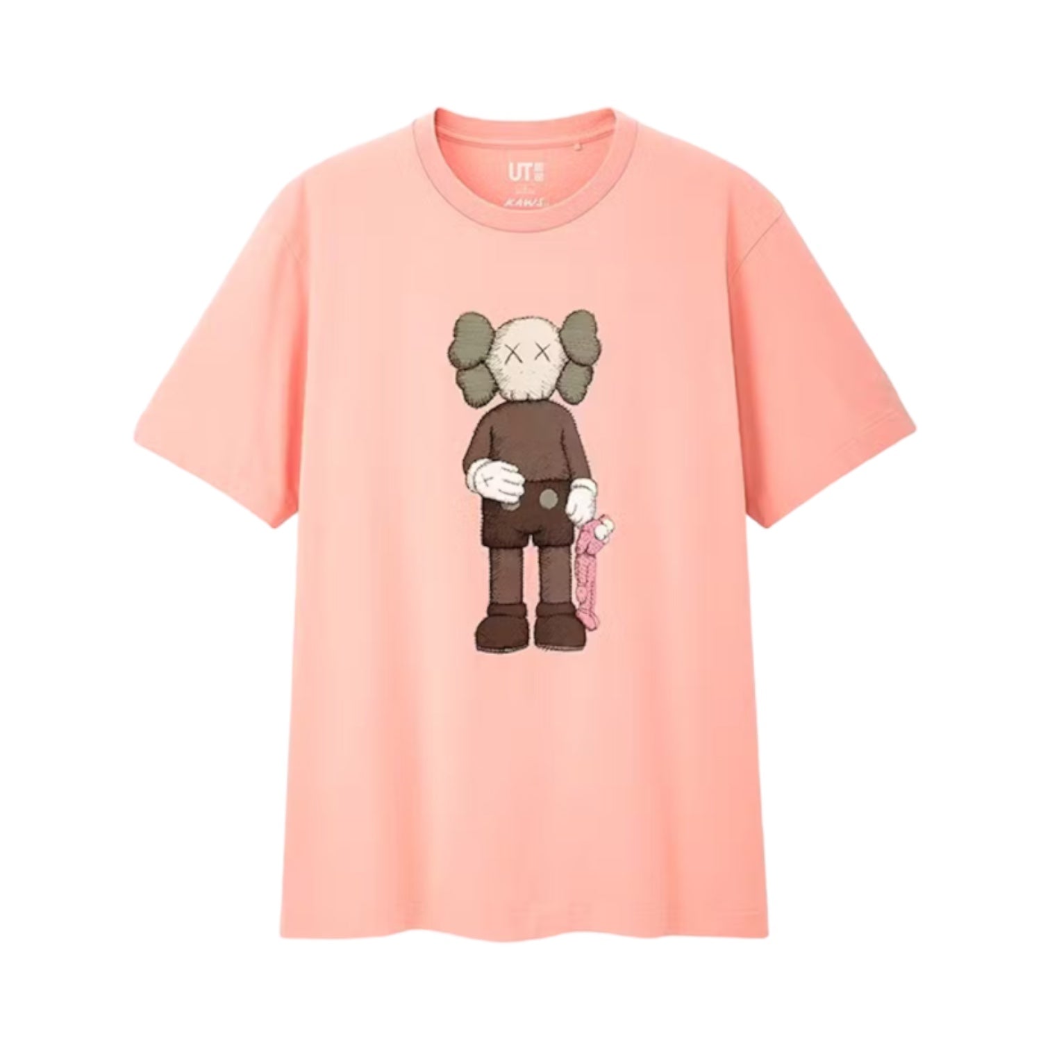 Kaws x Uniqlo Companion Tee Pink