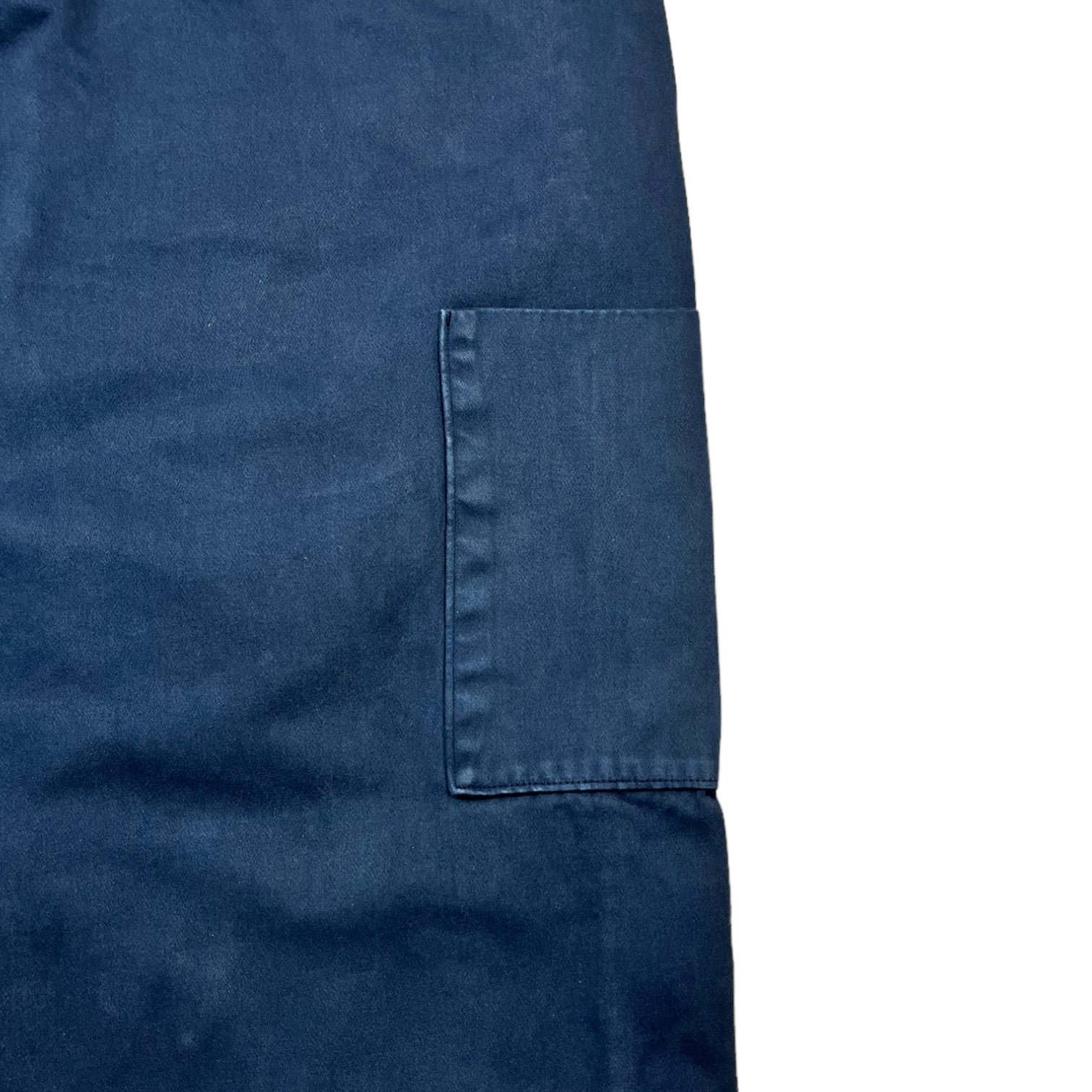 Yeezy x Gap Navy Unreleased Sateen Cargo Pants - Blue Cargo Pants